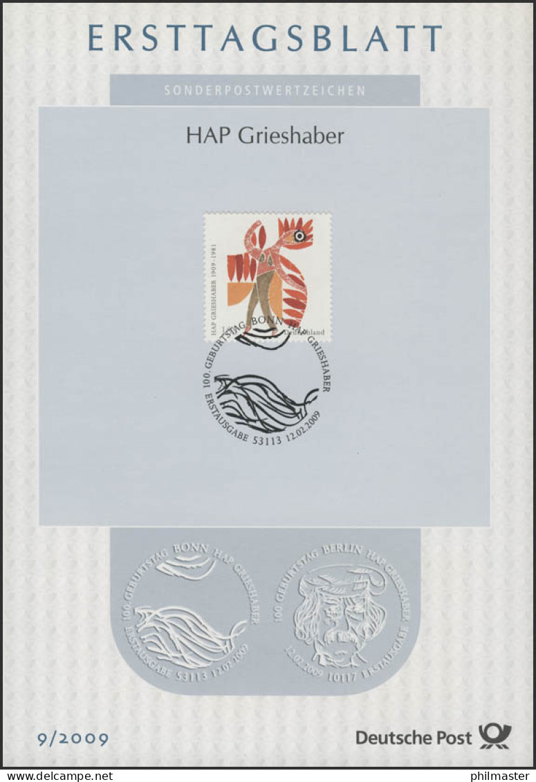 ETB 09/2009 Helmut Andreas Grieshaber, Maler - 2001-2010