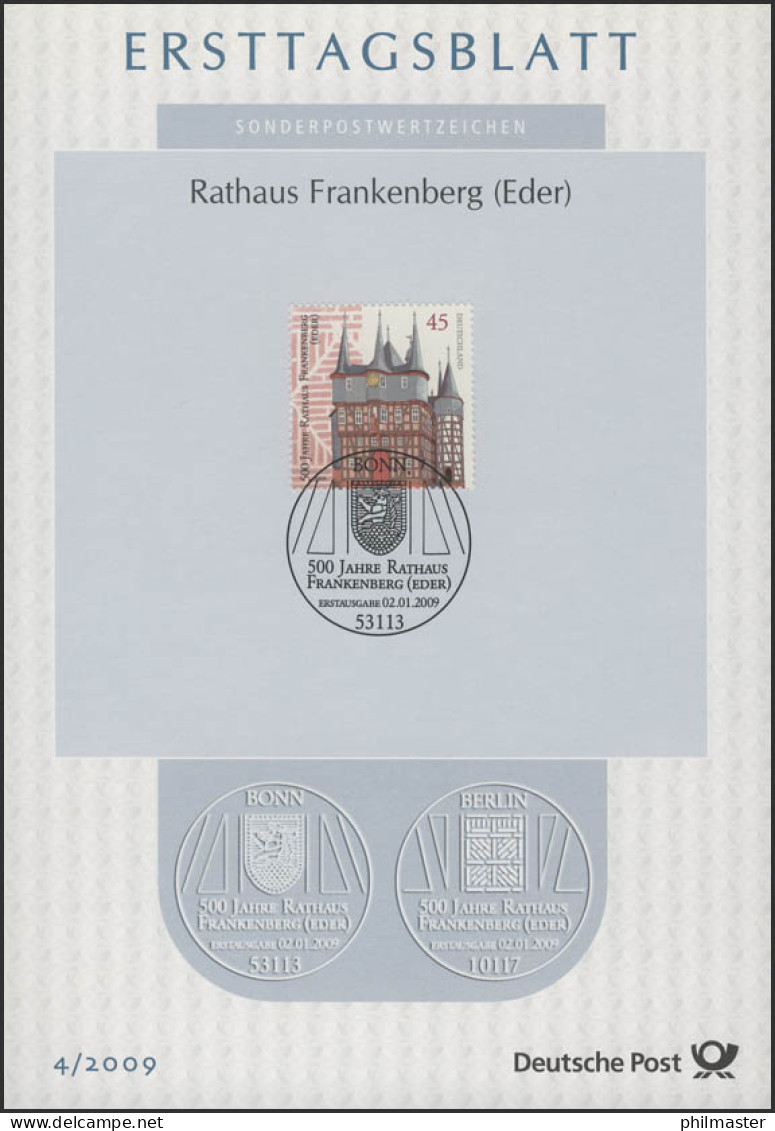 ETB 04/2009 Rathaus Frankenberg / Eder - 2001-2010