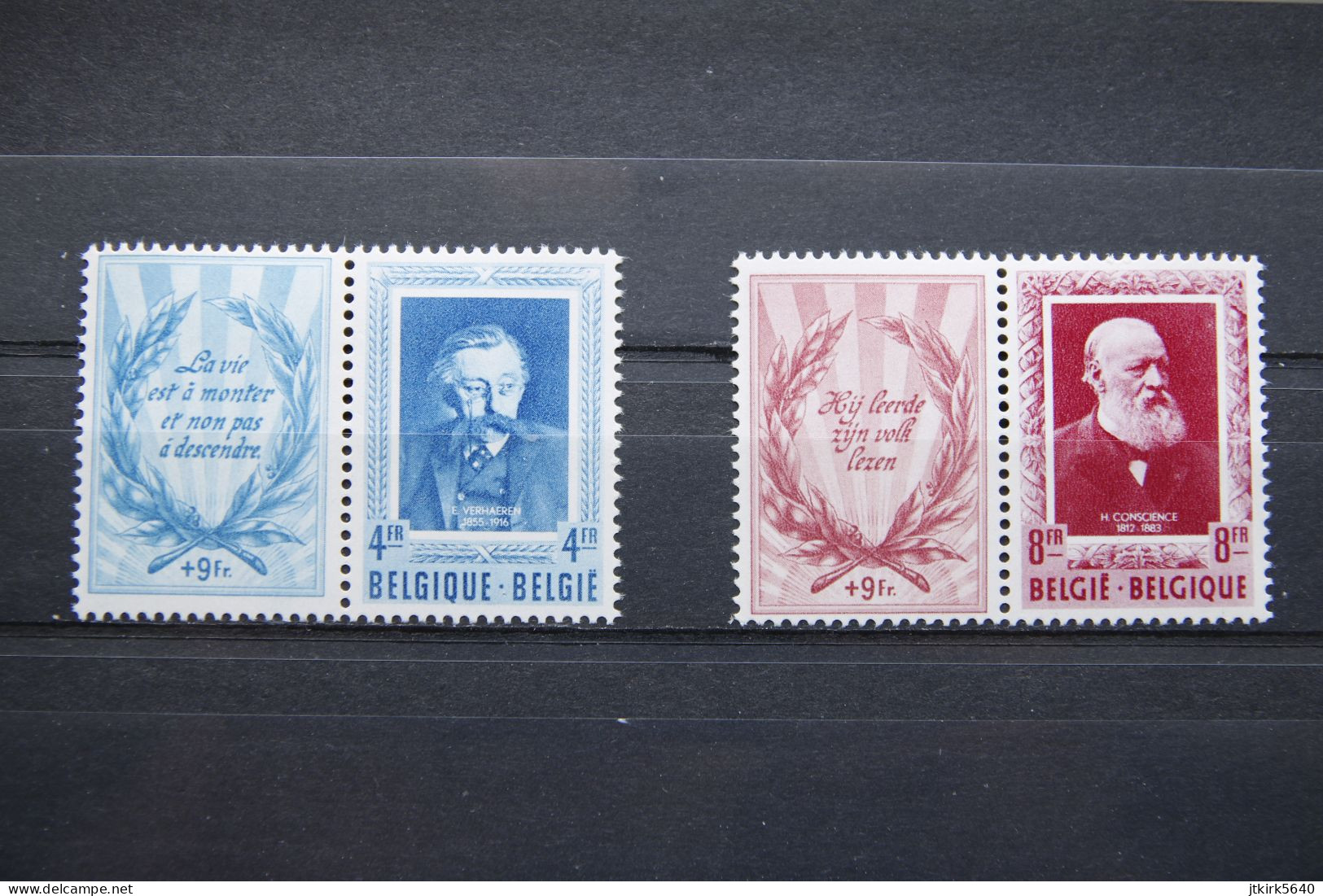 Emissions Complémentaire De La Série Des Littérateurs (COB/OBP 898/899, MNH**) 1952. - Neufs