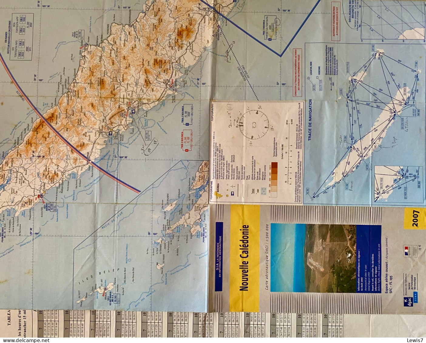 Carte Aéronautique N-C - Carte Geographique