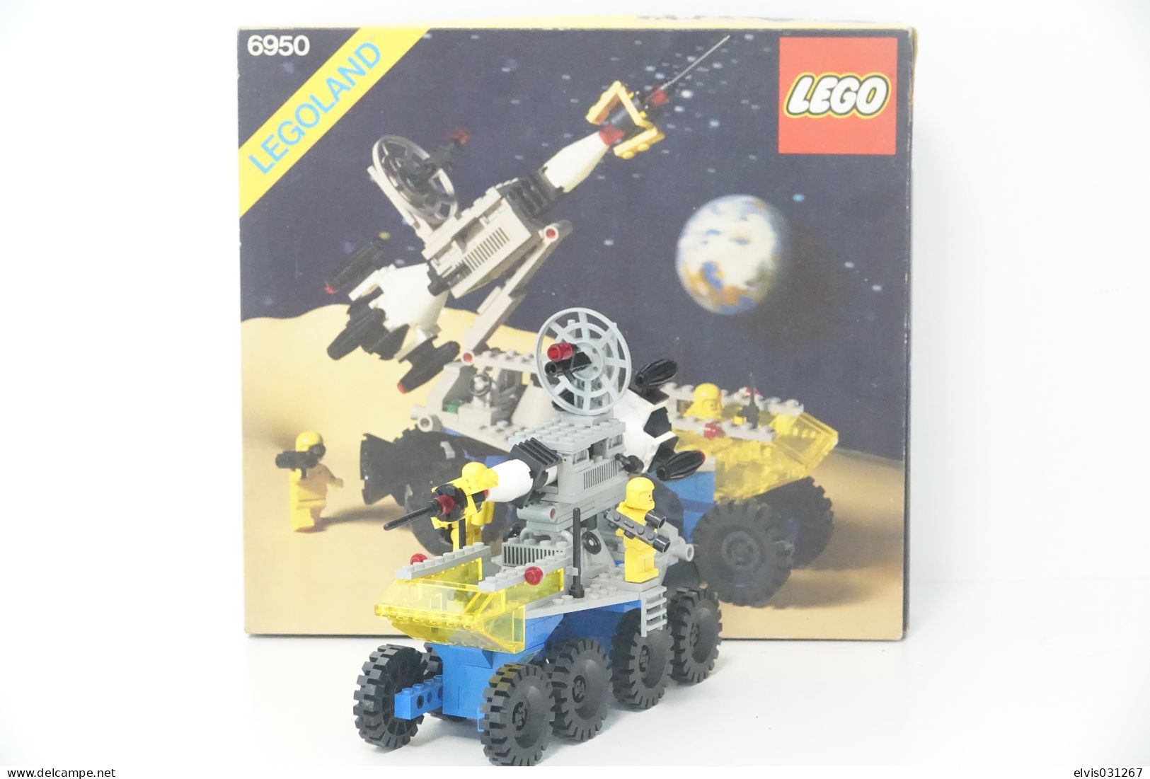 LEGO - 6950 Mobile Rocket Transport Box And Instruction Manual - Original Lego 1982 - Vintage - Catalogi