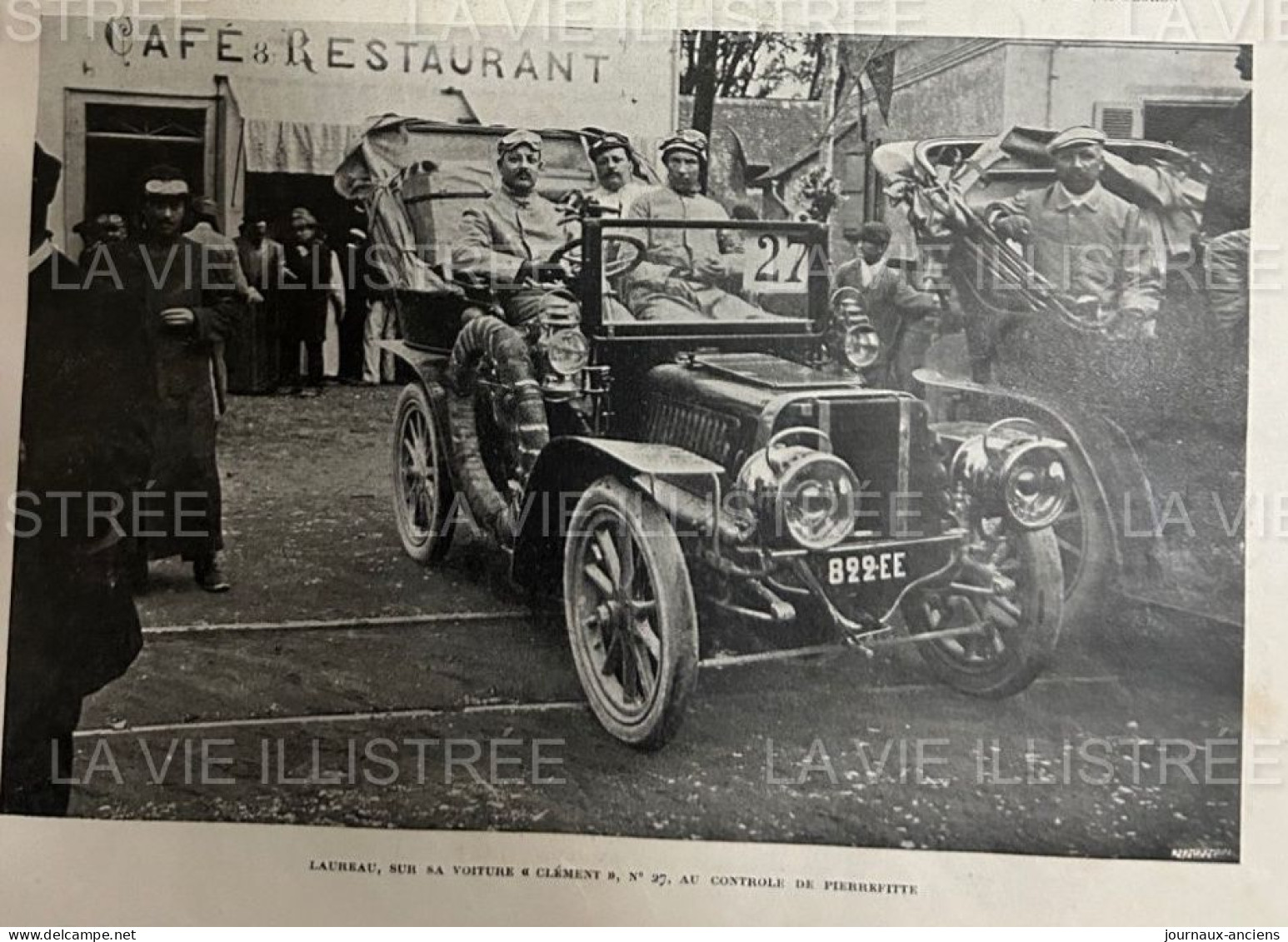 1905 COURSE AUTOMOBILE - LA COUPE DES PYRÉNÉES - BALBOT - HELLEVILLE - VOITURE BOUHOT - PNEUS CONTINENTAL - 1900 - 1949