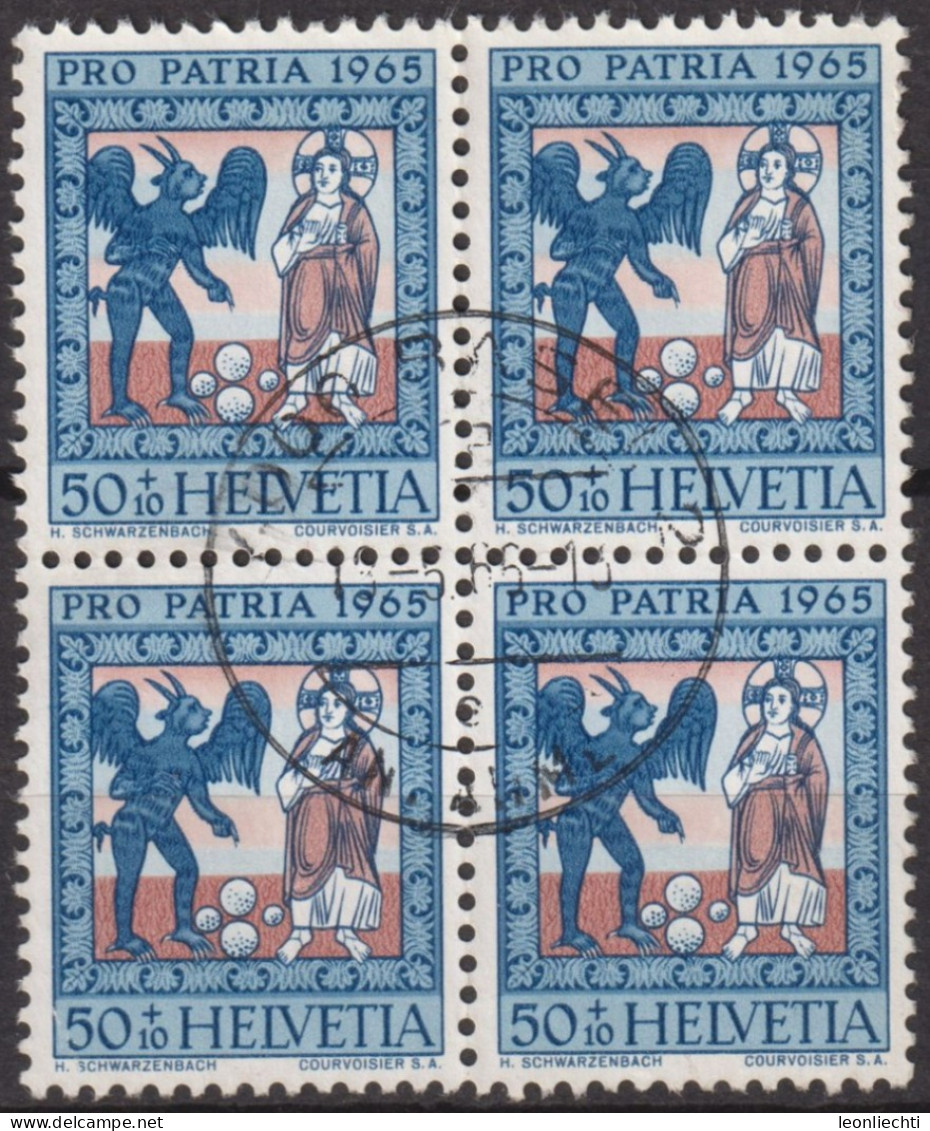 1965 Schweiz Pro Patria ° Mi:CH 818, Yt:CH 751, Zum:CH B127, Versuchung Christi - Used Stamps