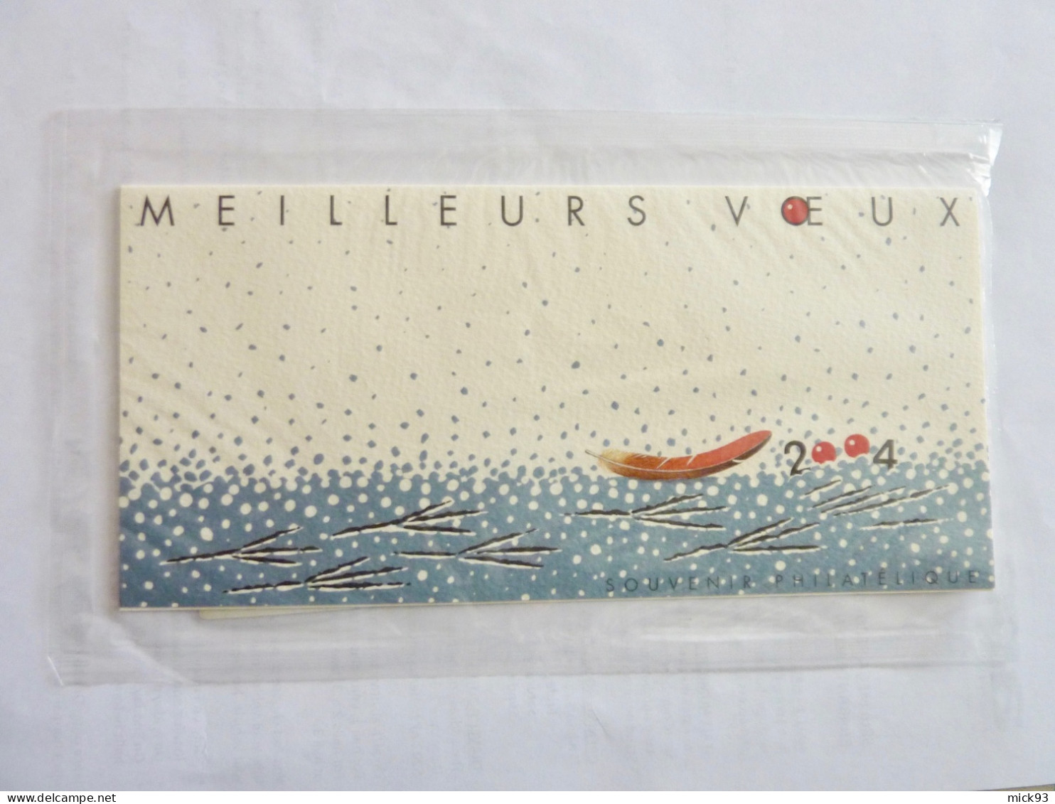 France Bloc Meilleurs Voeux No 1 2004 - Souvenir Blocks & Sheetlets