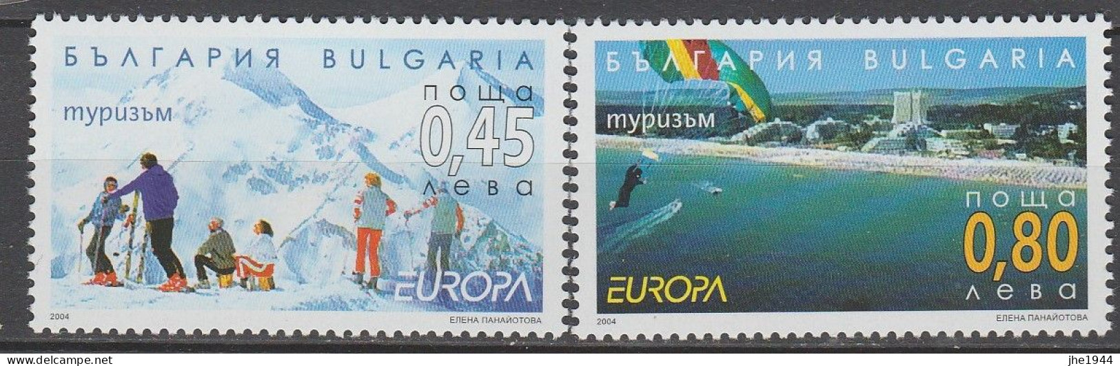 Bulgarie Europa 2004 N° 4016/ 4017 ** Vacances - 2004