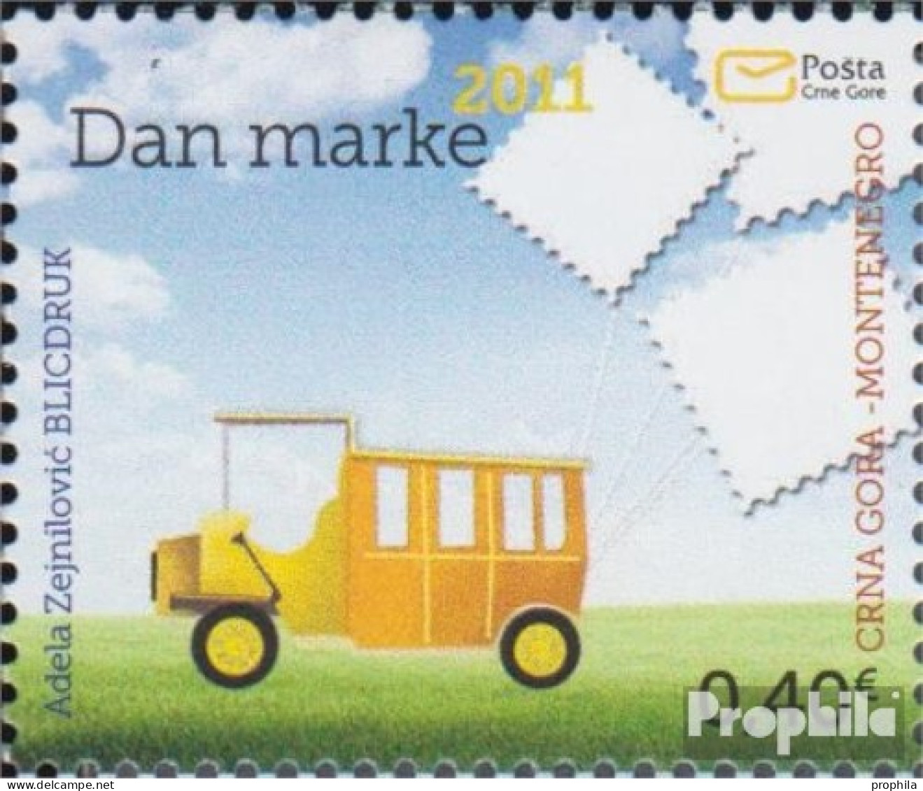 Montenegro 286 (kompl.Ausg.) Postfrisch 2011 Tag Der Briefmarke - Montenegro