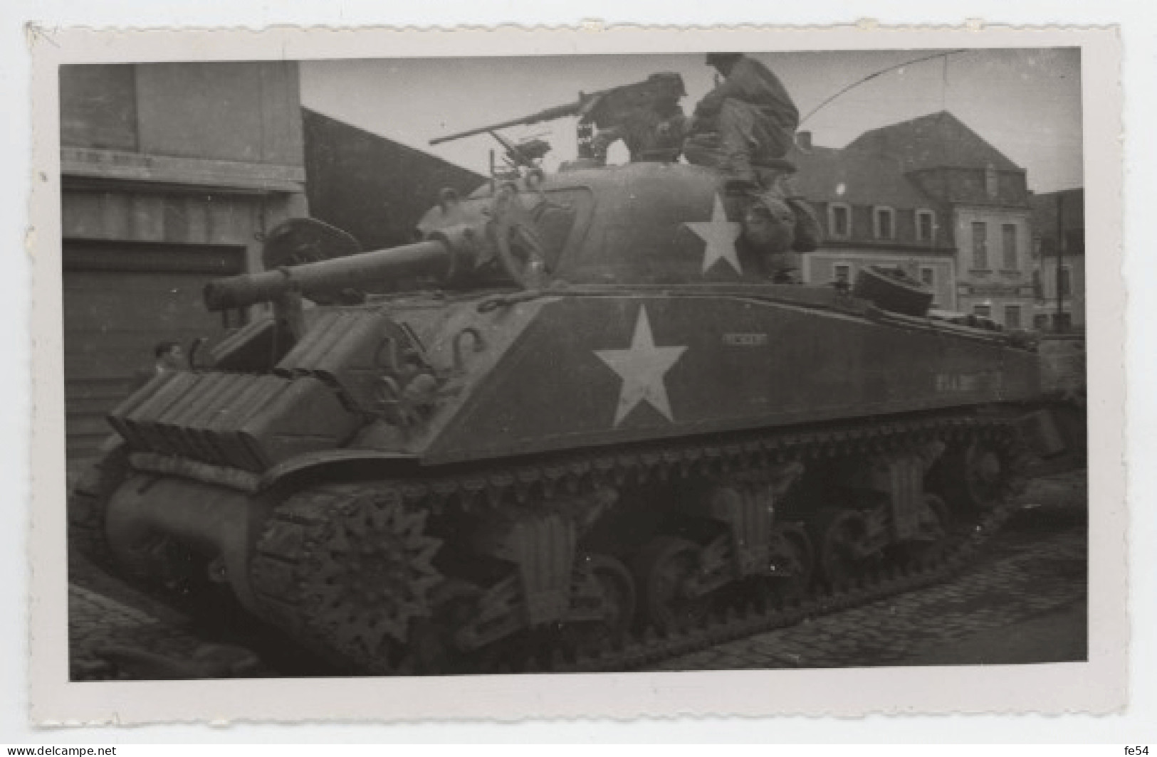 ° LUXEMBOURG ° BETTEMBOURG ° Libération En 1944, Char Américain Sherman ° CARTE PHOTO ° - Bettembourg