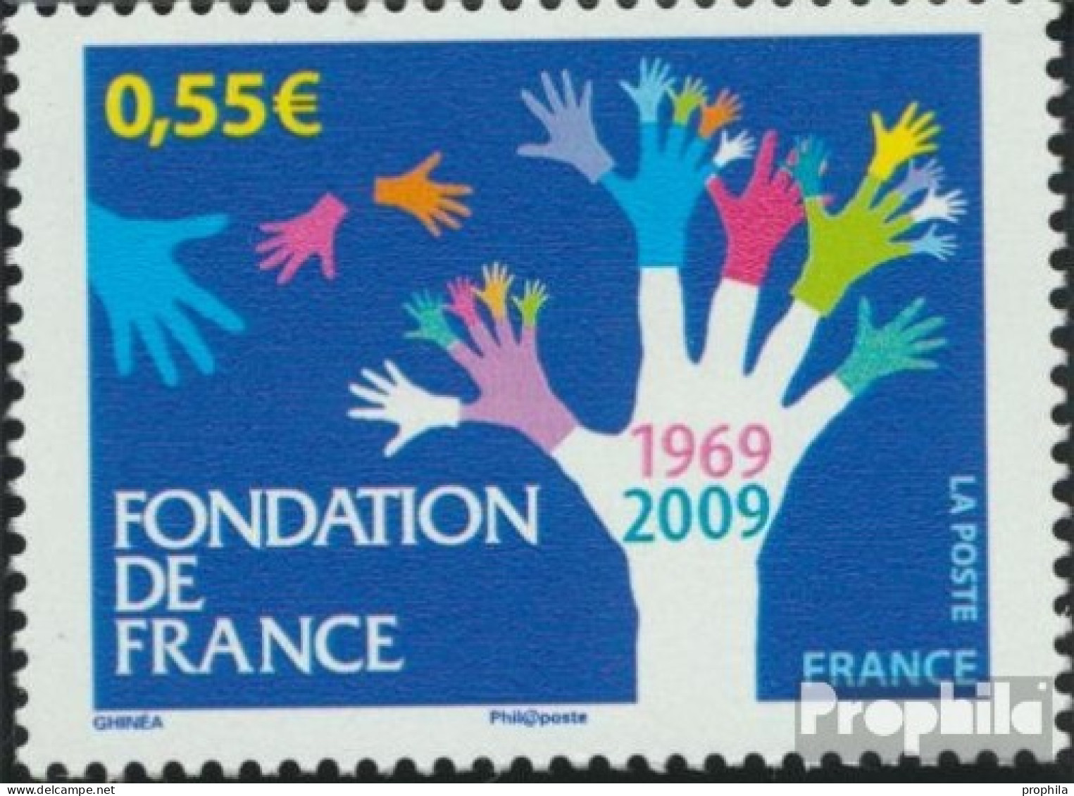 Frankreich 4594 (kompl.Ausg.) Postfrisch 2009 Fondation De France - Neufs