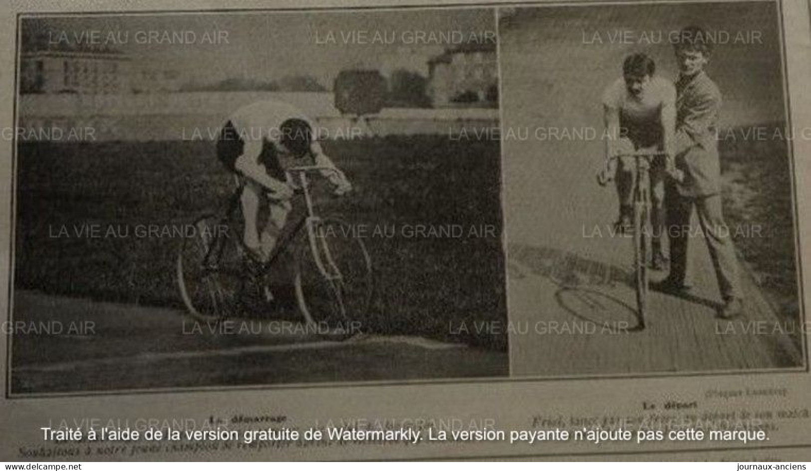 1906 LES CANDIDATS AUX GRAND PRIX CYCLISTE - EDMOND FRIOL - LA VIE AU GRAND AIR - 1900 - 1949