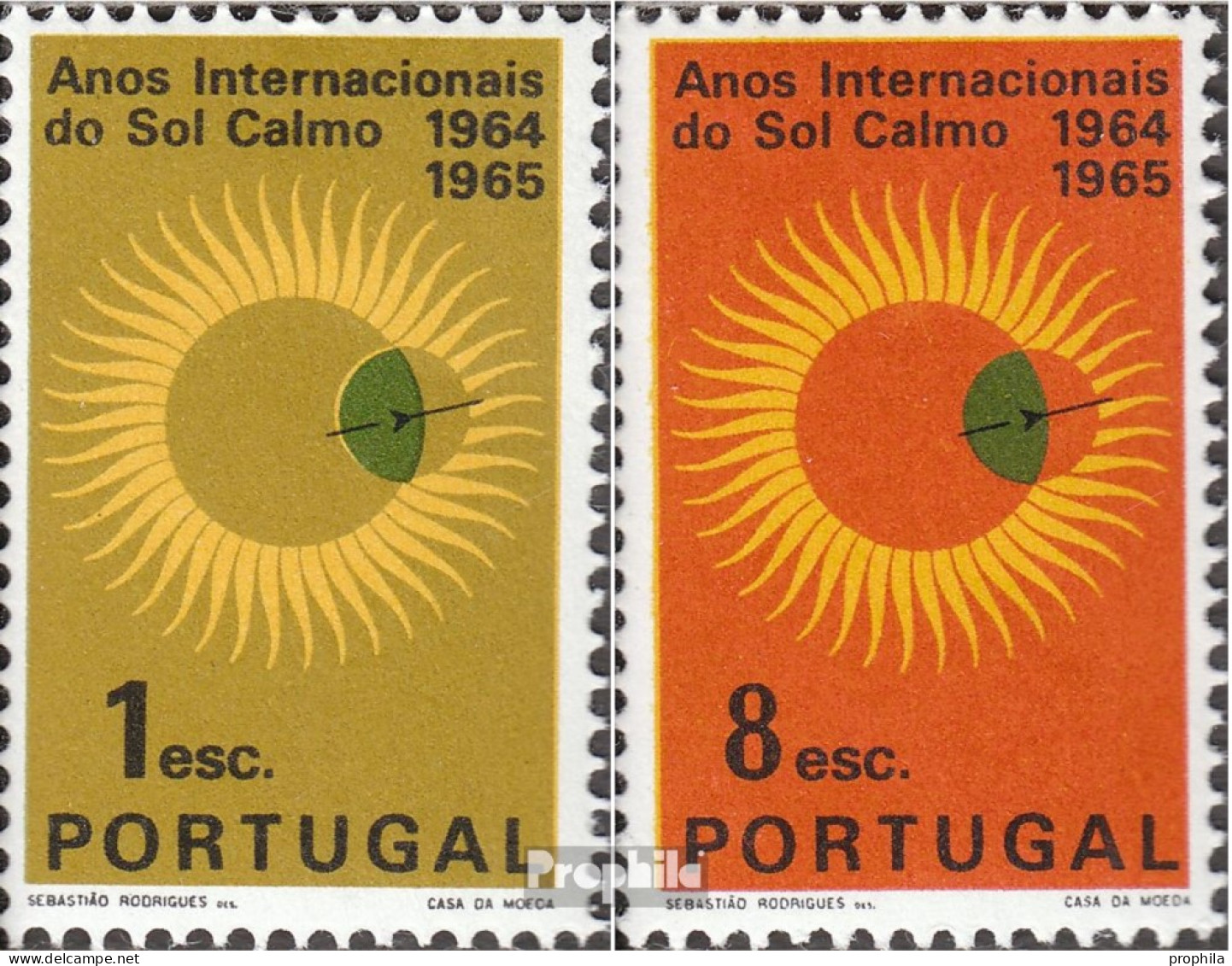 Portugal 966-967 (kompl.Ausg.) Postfrisch 1964 Sonne - Nuovi