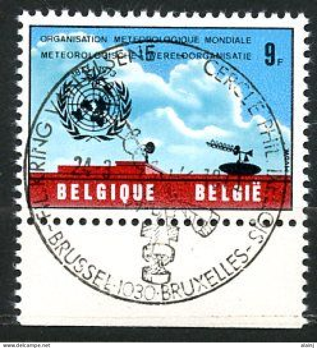 BE   1661   -----   Premier Jour    Bruxelles   --  Bord De Feuille  --  Pleine Gomme - Used Stamps