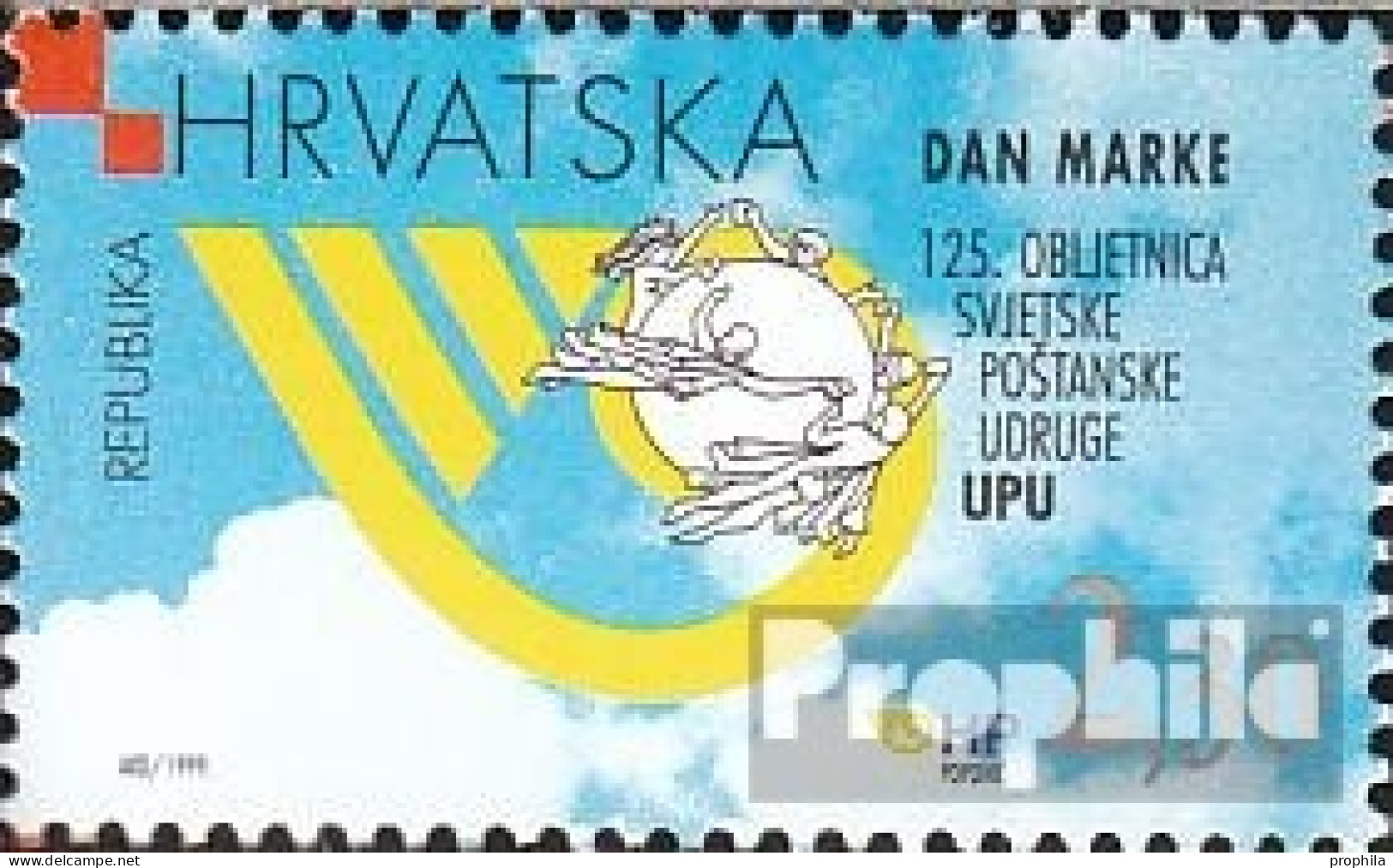 Kroatien 519 (kompl.Ausg.) Postfrisch 1999 Tag Der Briefmarke - Croatia