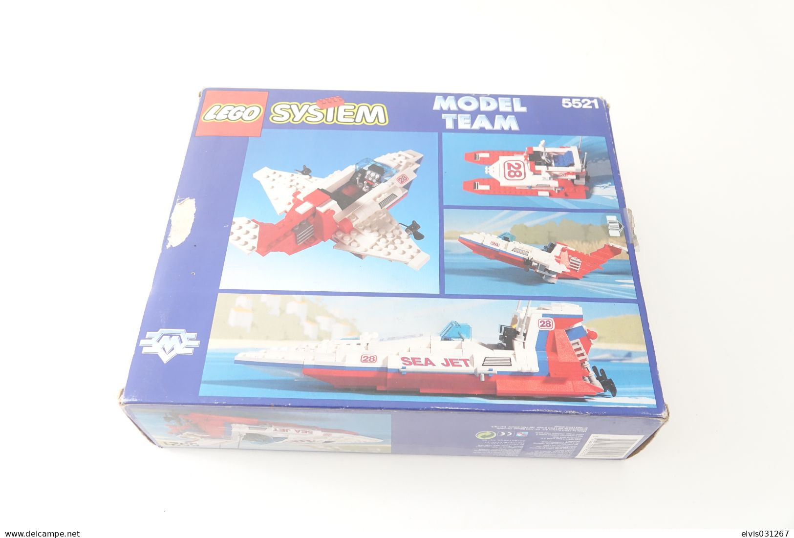 LEGO - 5521 Sea Jet With Box And Manual Booklet - Original Lego 1993 - Vintage - Catálogos