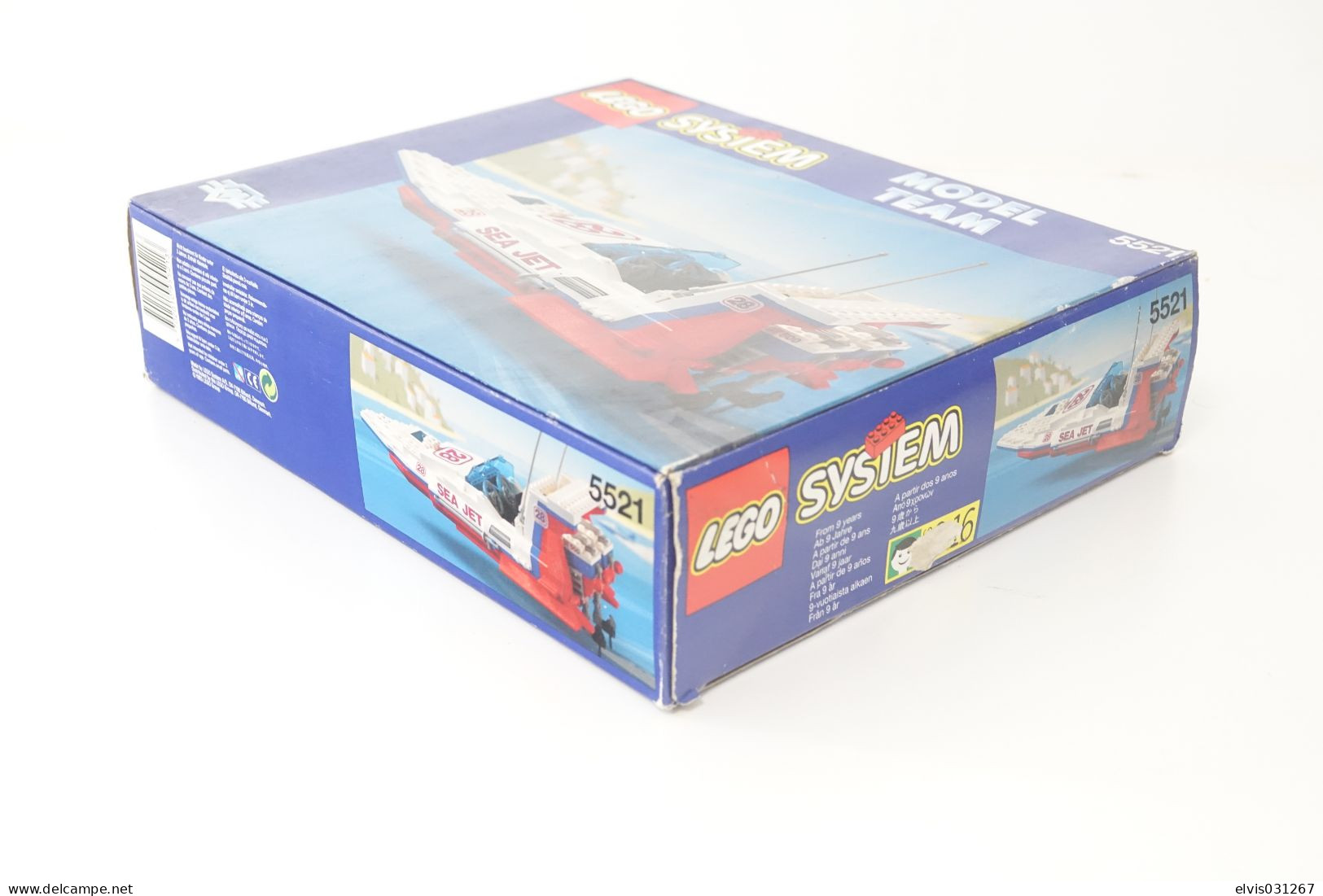 LEGO - 5521 Sea Jet with box and manual booklet - Original Lego 1993 - Vintage