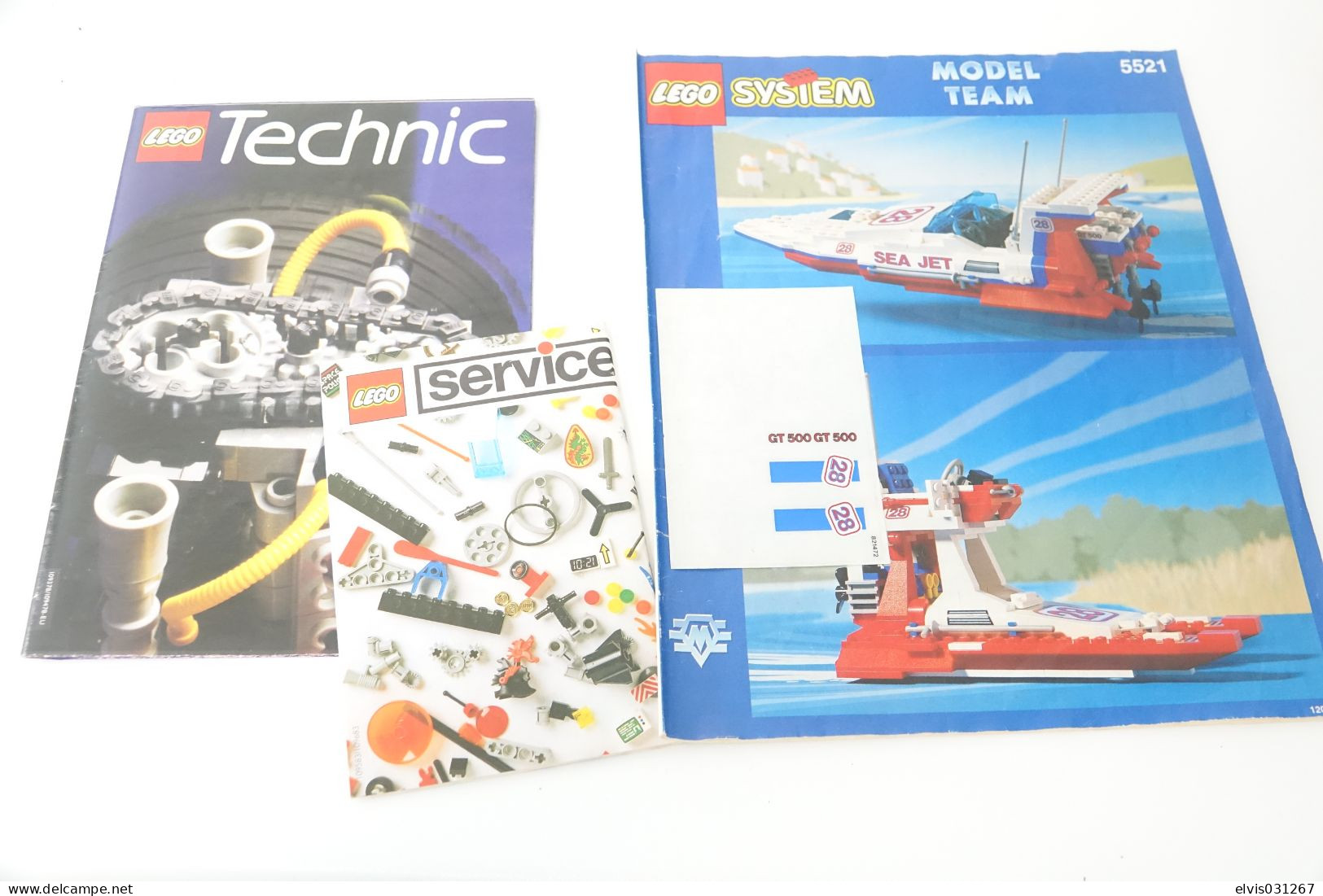 LEGO - 5521 Sea Jet with box and manual booklet - Original Lego 1993 - Vintage