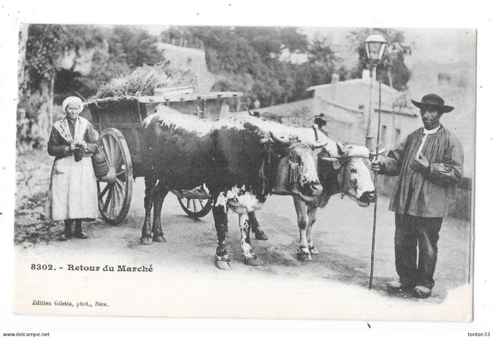 CPA DOS SIMPLE - ATTELAGE - Retour Du Marché - TOUL 6 - - Venters