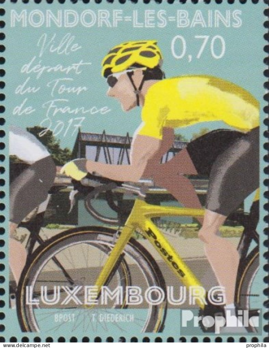 Luxemburg 2133 (kompl.Ausg.) Postfrisch 2017 Tour De France - Neufs