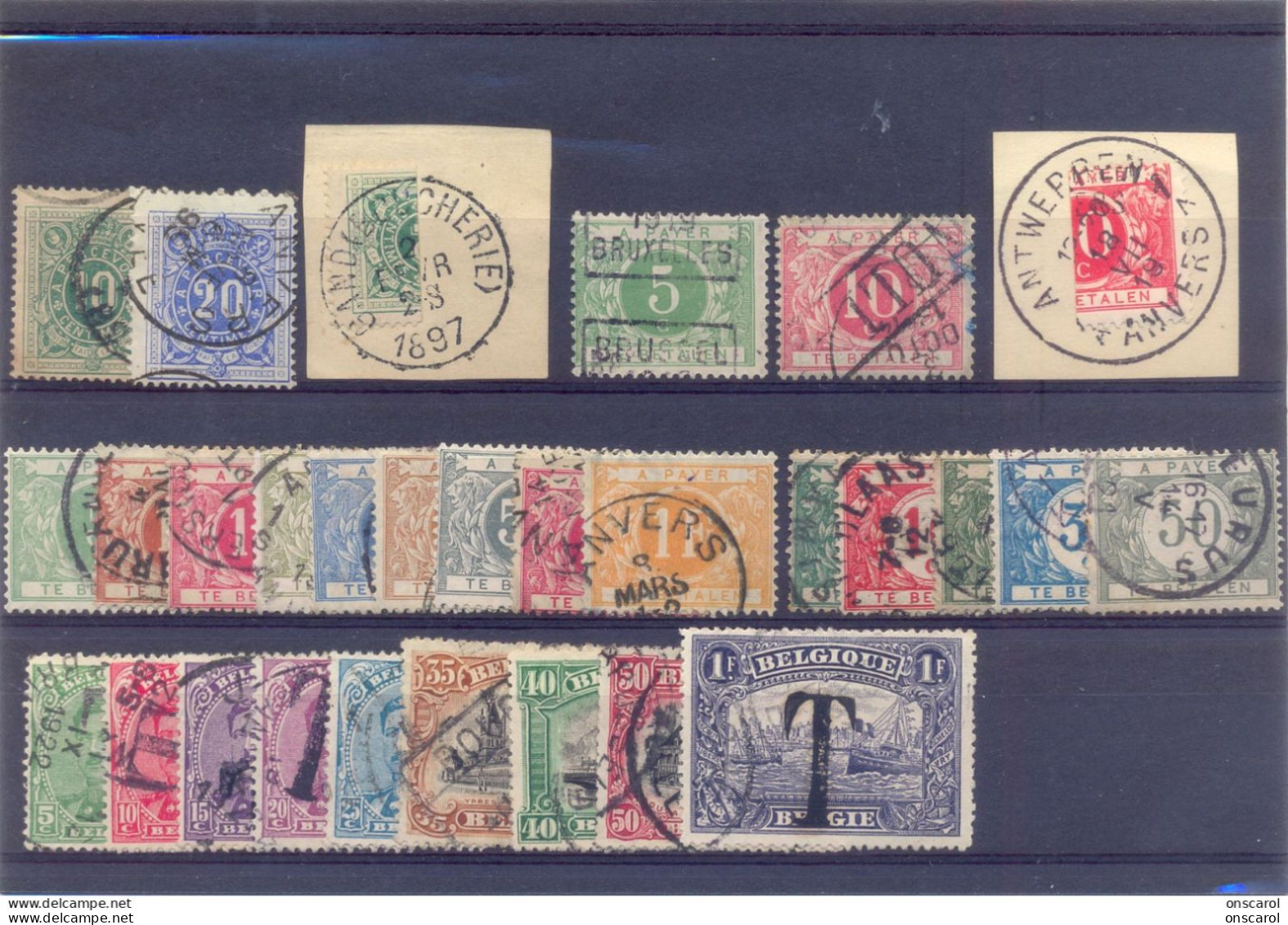 Restant Taxezegels Gestempeld - Postzegels