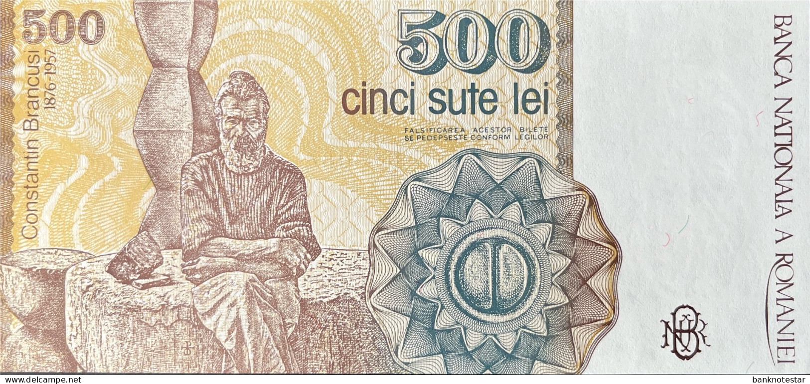 Romania 500 Lei, P-98b (April 1991) - UNC - Rumänien