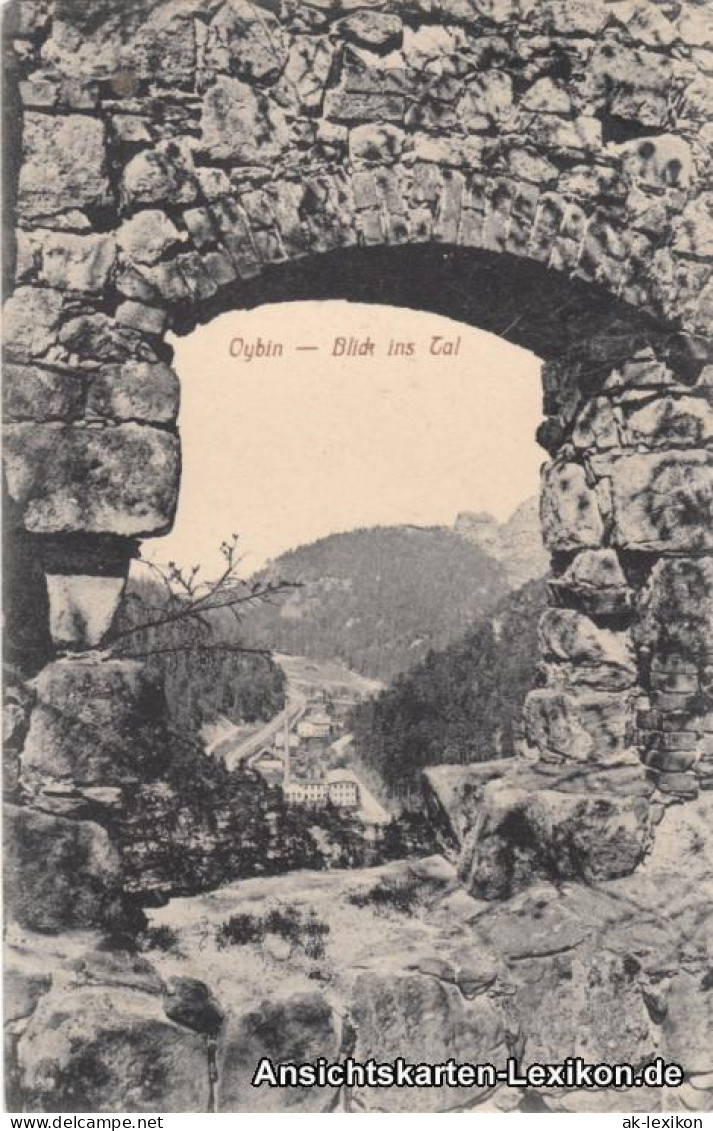 Ansichtskarte Oybin Blick Ins Tal 1916 - Oybin