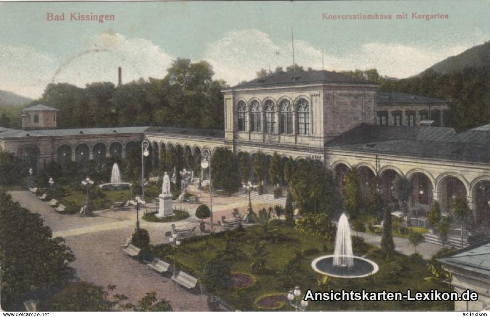 Bad Kissingen Konversationshaus Mit Kurgarten 1910 - Bad Kissingen