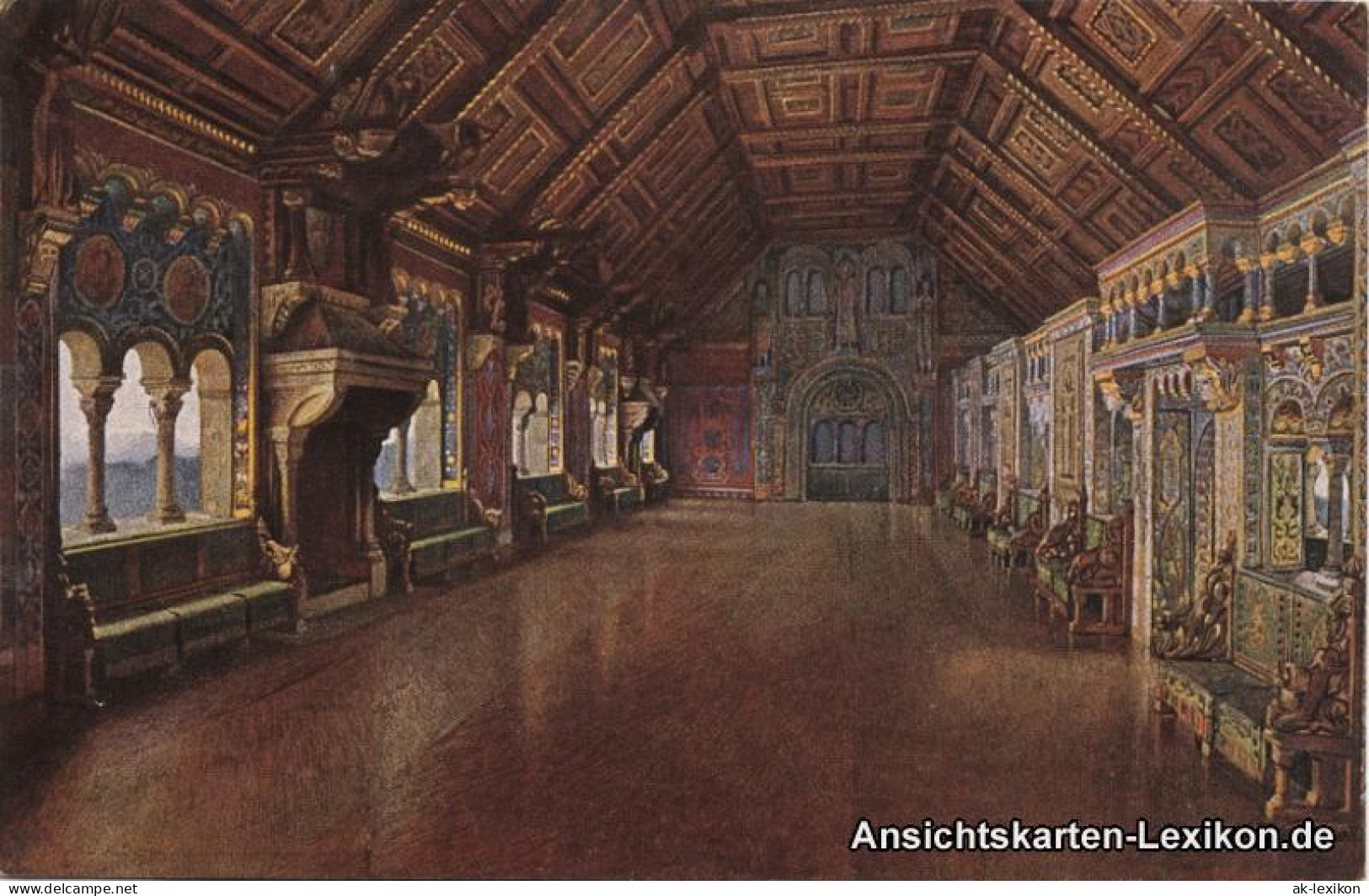 Ansichtskarte Eisenach Wartburg - Der Festsaal 1918 - Eisenach