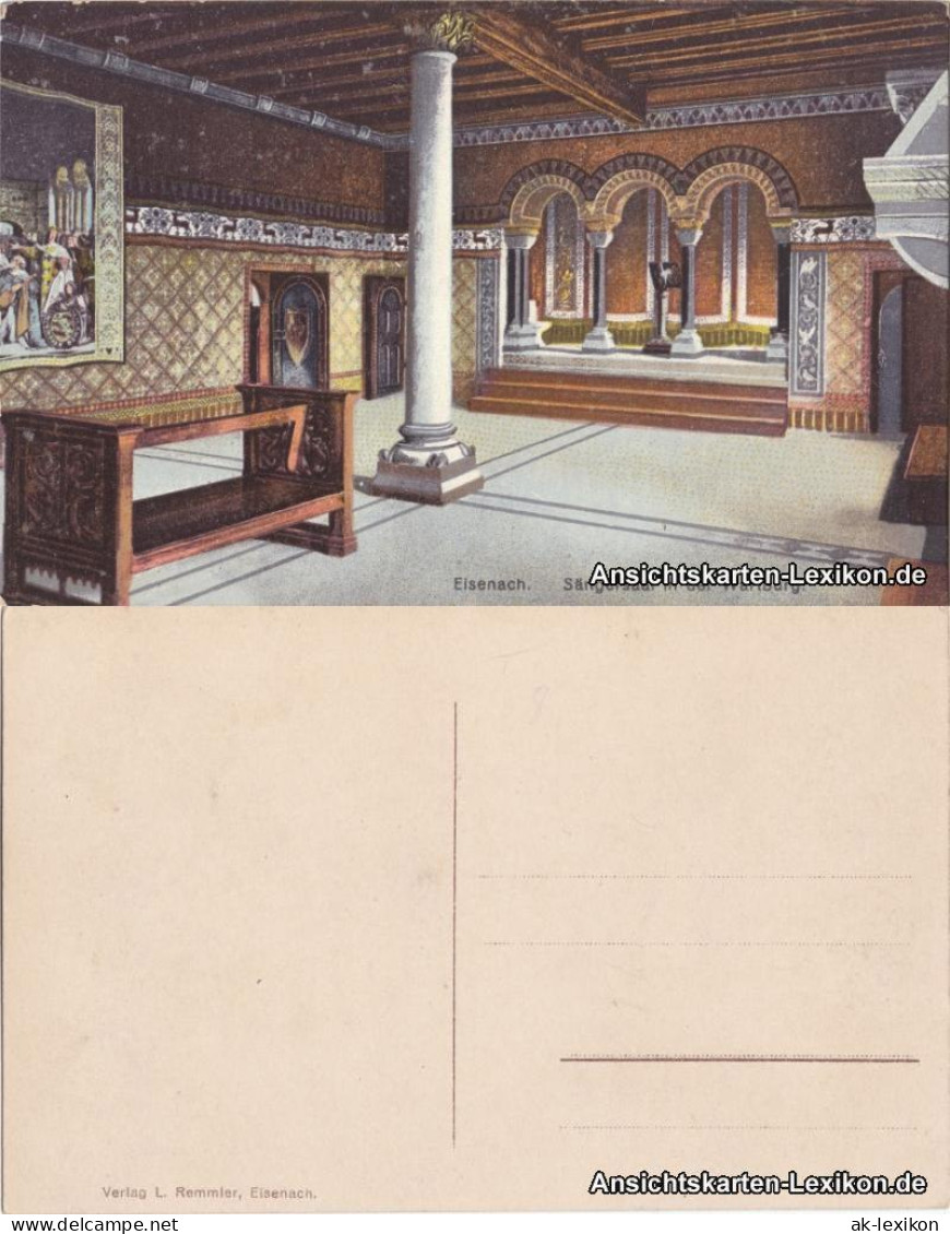 Ansichtskarte Eisenach Sängersaal In Der Wartburg 1916 - Eisenach