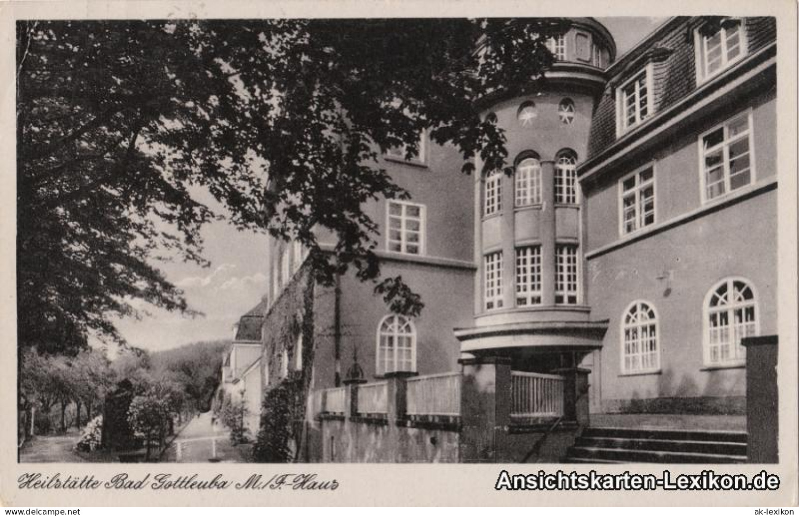 Bad Gottleuba-Berggießhübel Sanatorium - Heilstätte M.&#47;F.-Haus 1959 - Bad Gottleuba-Berggiesshuebel