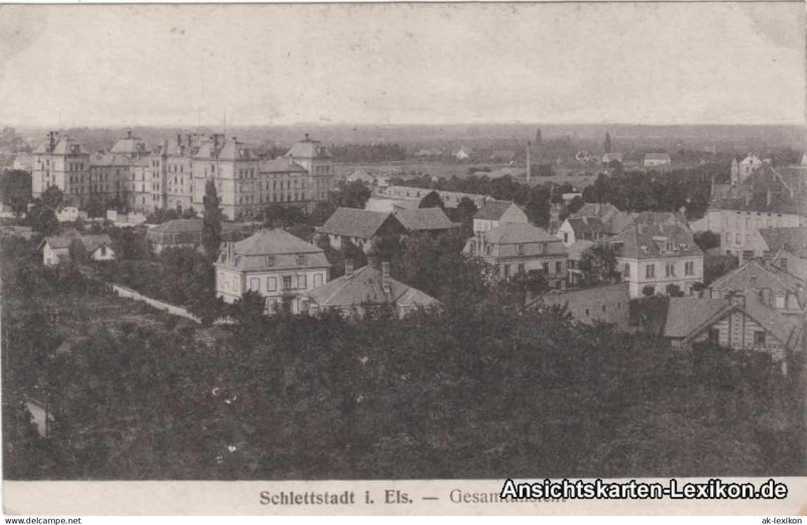 CPA Schlettstadt Sélestat Gesamtansicht 1917 - Selestat