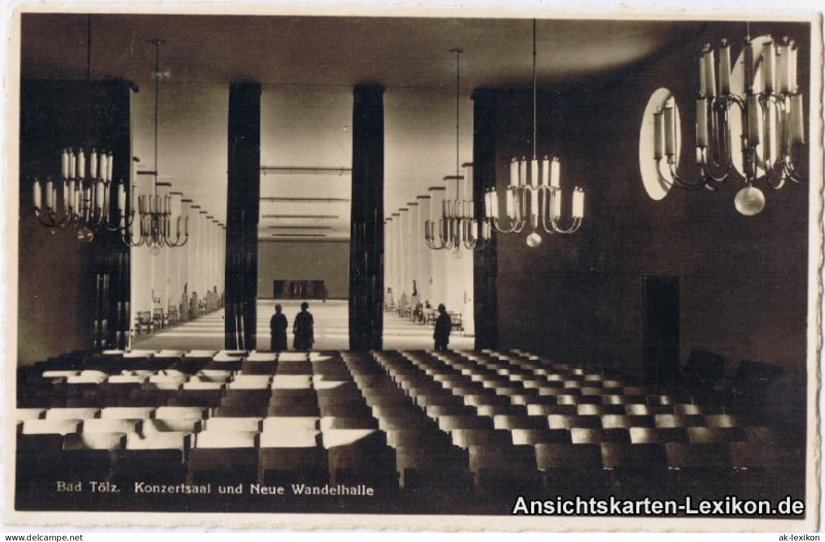 Ansichtskarte Bad Tölz Konzertsaal Und Neue Wandelhalle 1936 - Bad Toelz