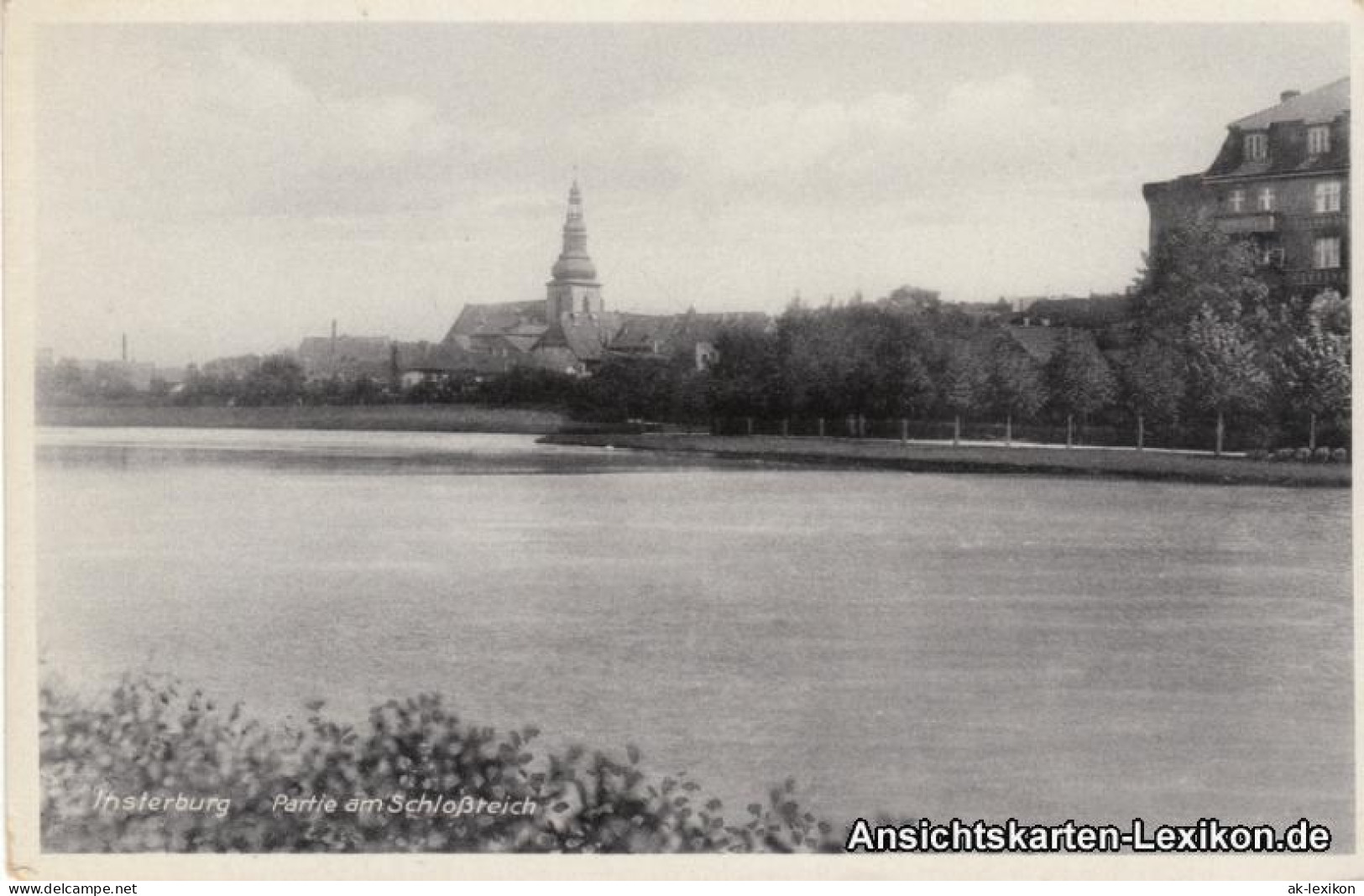 Insterburg Tschernjachowsk (Черняховск) Partie Am Schloßteich 1930 - Ostpreussen