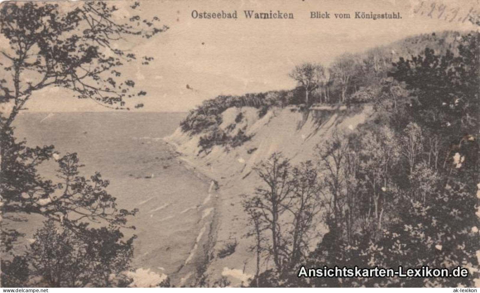 Warnicken Lesnoje (Лєсноө) Blick Vom Königsstuhl 1915 - Ostpreussen