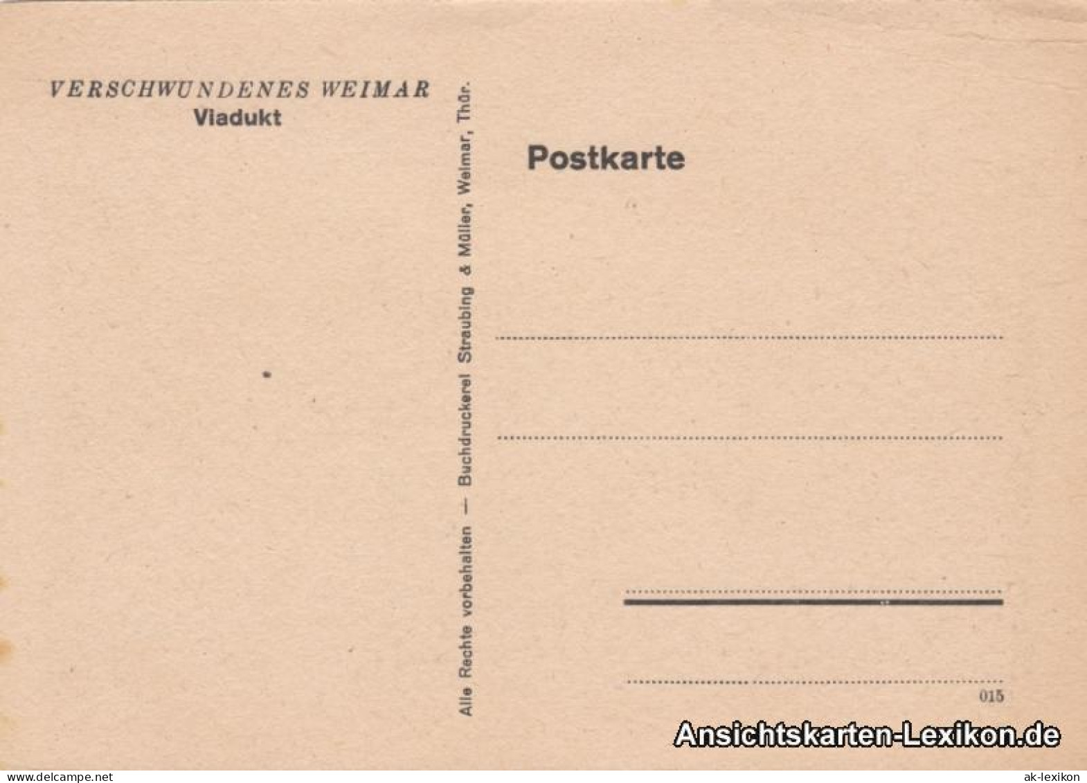 Ansichtskarte Weimar Viadukt - Künstler AK 1925 - Weimar