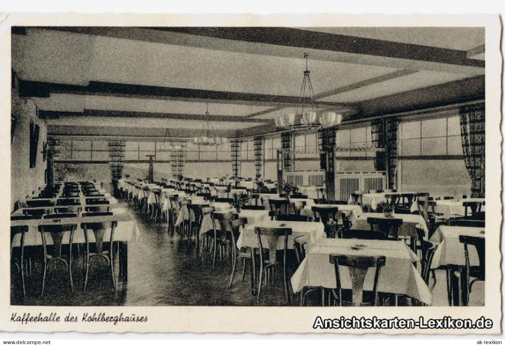 Ansichtskarte Dahle-Altena Kaffeehalle Des Kohlberghauses 1952 - Altena
