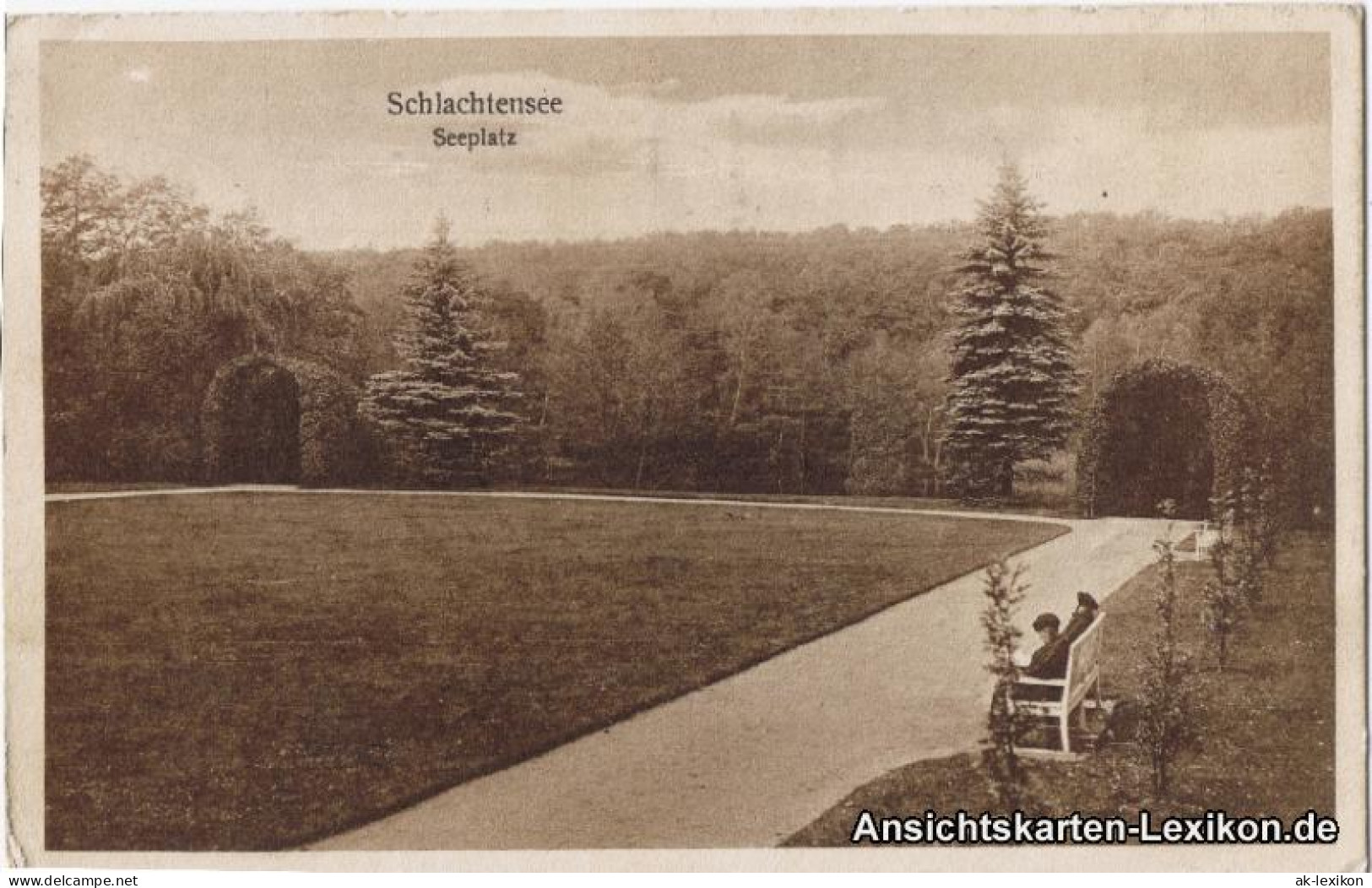 Ansichtskarte Zehlendorf-Berlin Seeplatz 1926 - Zehlendorf