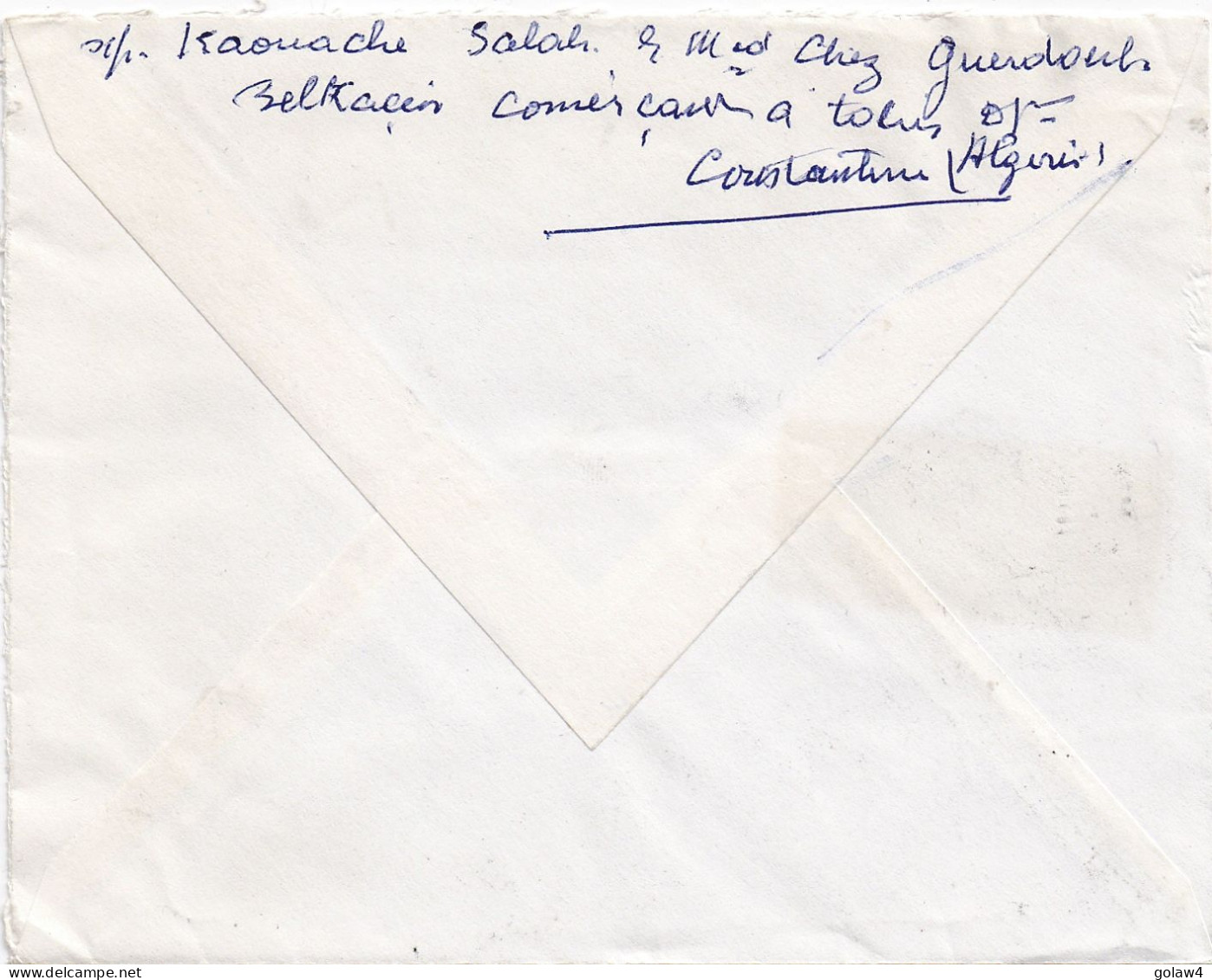 36809# ALGERIE LETTRE RECOMMANDE Obl TAHER CONSTANTINE 1967 Pour METZ MOSELLE - Algerien (1962-...)