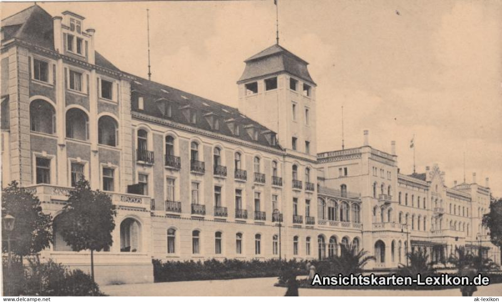 Ansichtskarte Bad Neuenahr-Bad Neuenahr-Ahrweiler Kurhaus (Frontansicht) 1922 - Bad Neuenahr-Ahrweiler