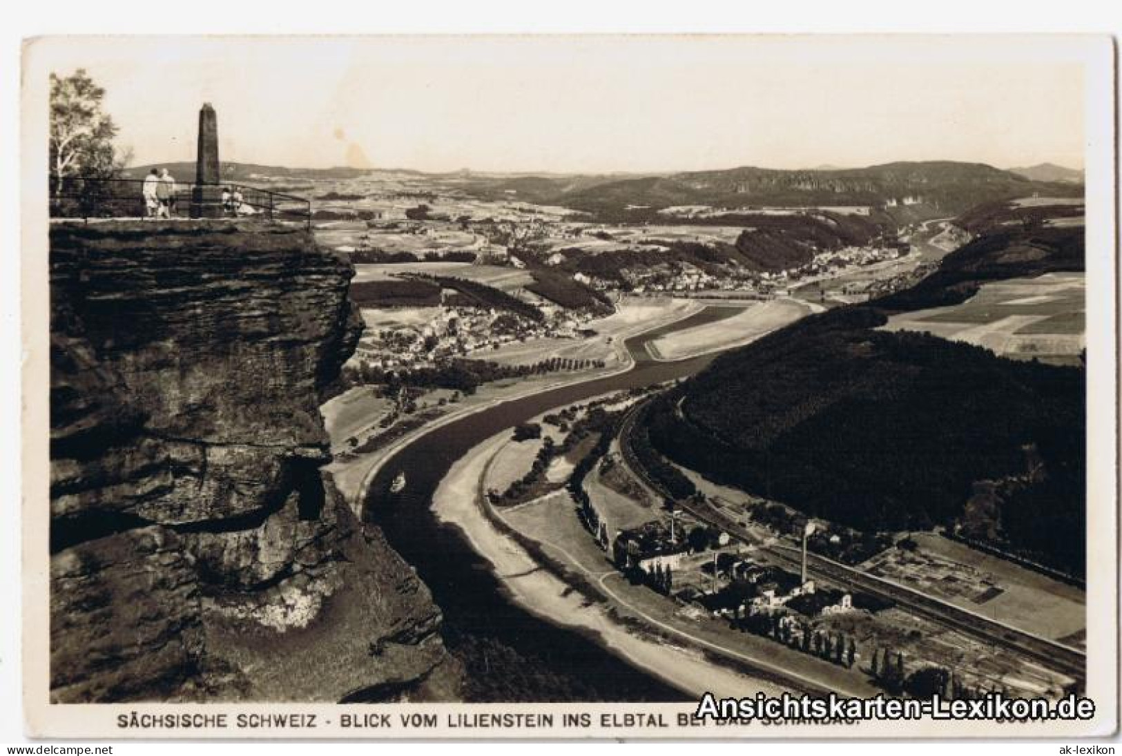 Ansichtskarte Wehlen Blick Auf Fabrikanlage 1939  - Wehlen