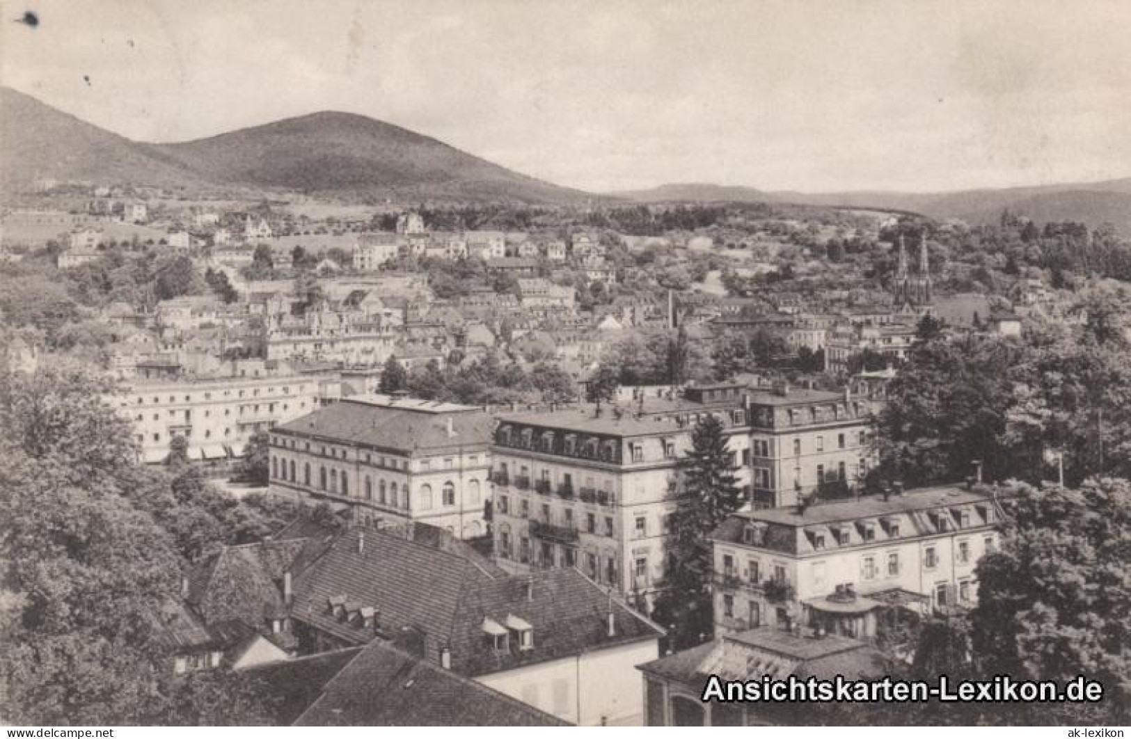 Ansichtskarte Baden-Baden Vom Schloß Aus Gesehen 1906 - Baden-Baden