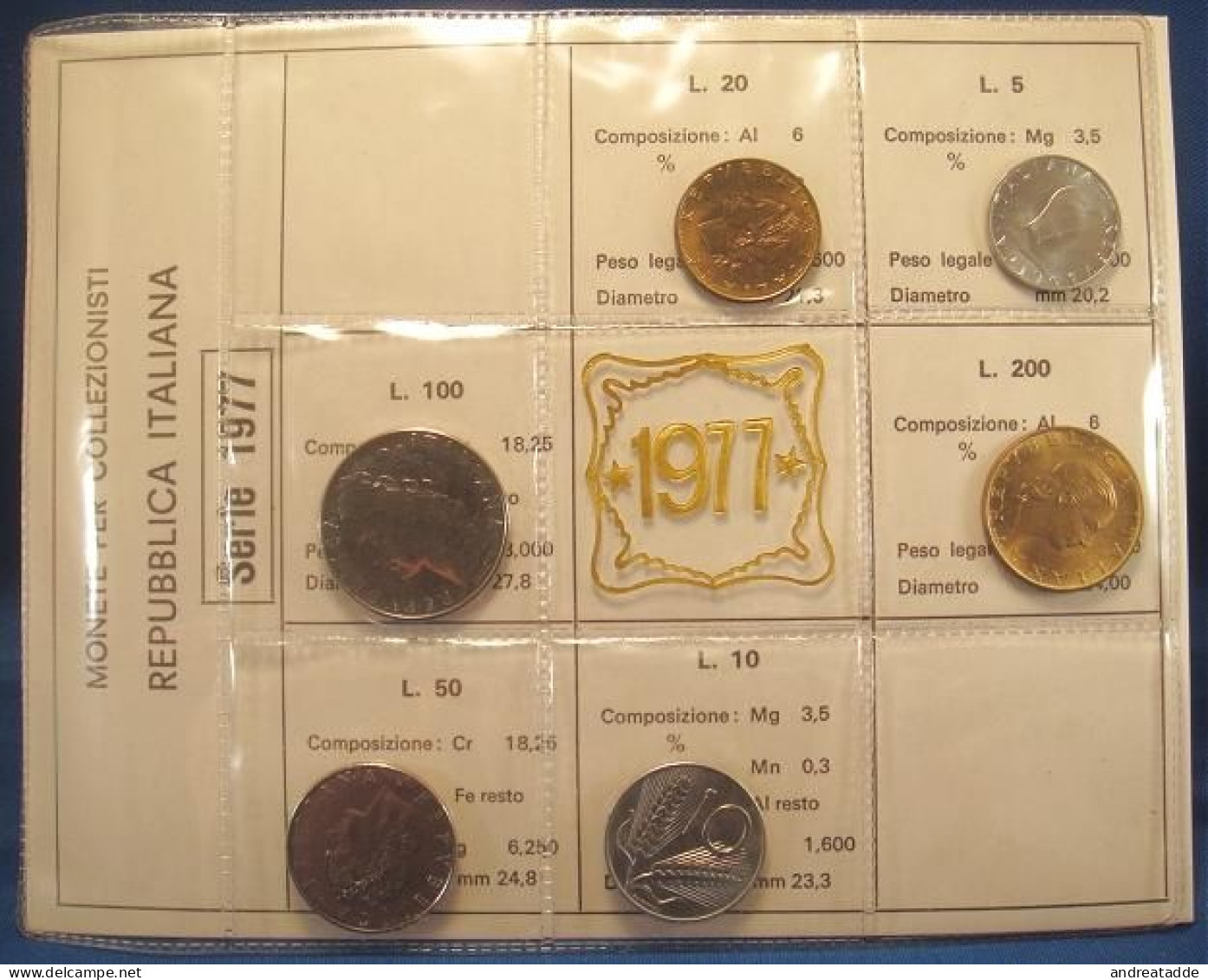 Serie 1972 Monete Per Collezionisti - Mint Sets & Proof Sets