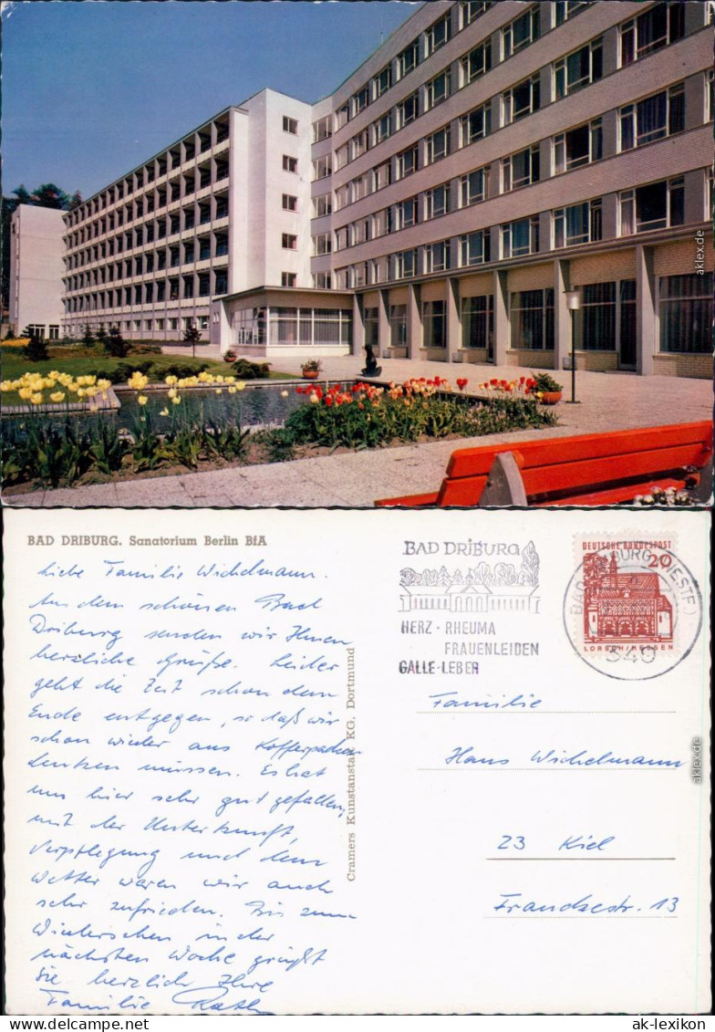 Ansichtskarte Bad Driburg Sanatorium Berlin BfA 1978 - Bad Driburg