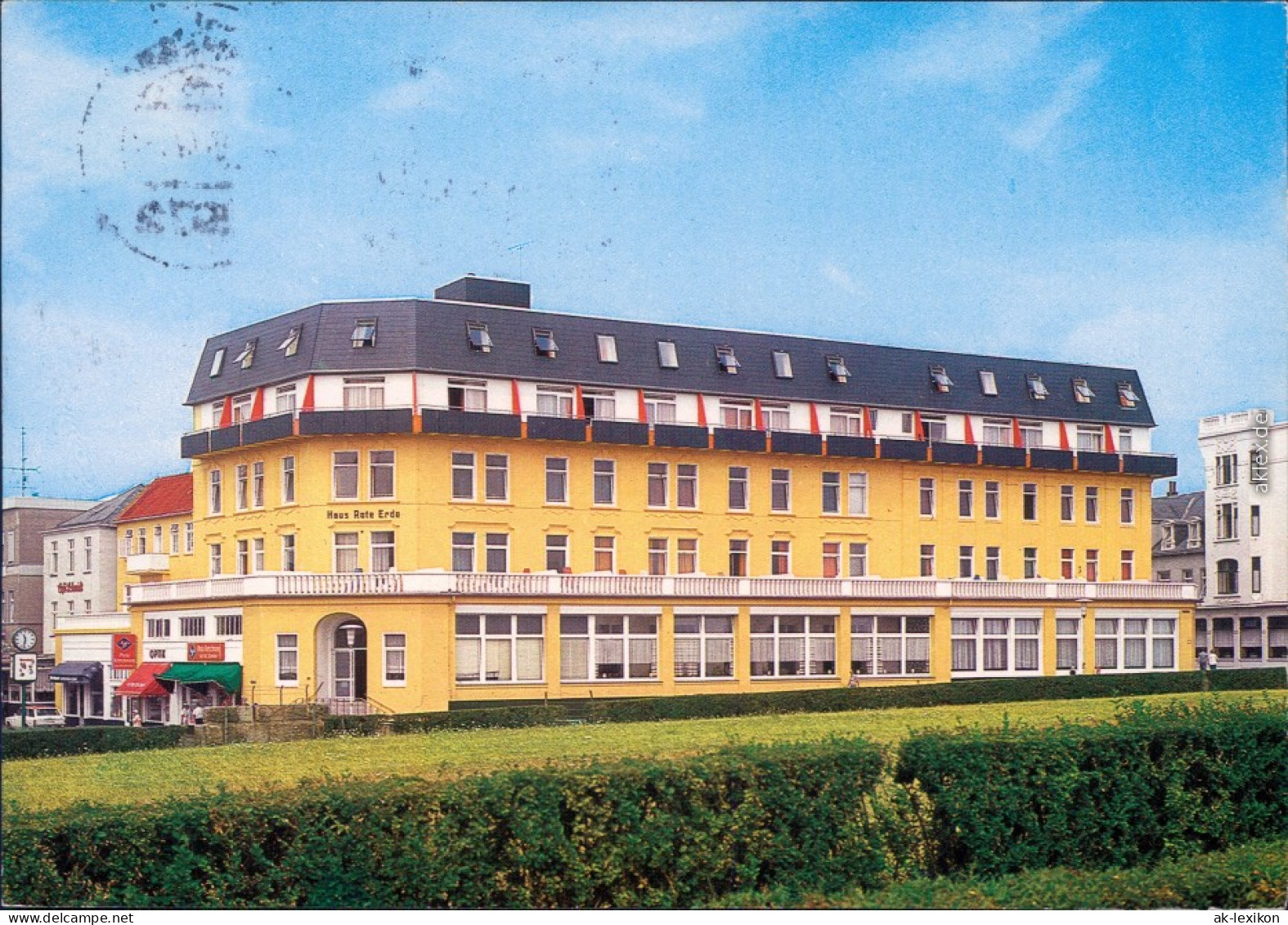 Borkum Bundesbahn-Sozialwerk, Haus "Rote Erde" Ansichtskarte 1977 - Borkum