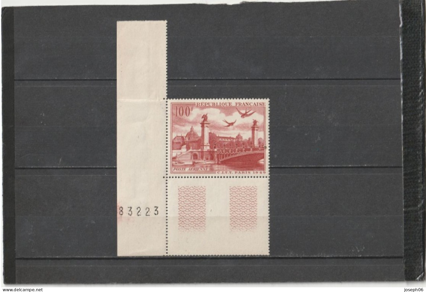 FRANCE    1949  Poste  Aérienne  Y.T. N° 28  NEUF* - 1927-1959 Postfris