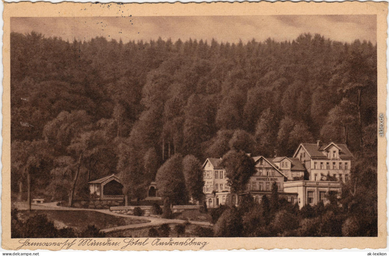 Hannoversch Münden Hann. Münden Hotel Andreesberg 1929 - Hannoversch Muenden