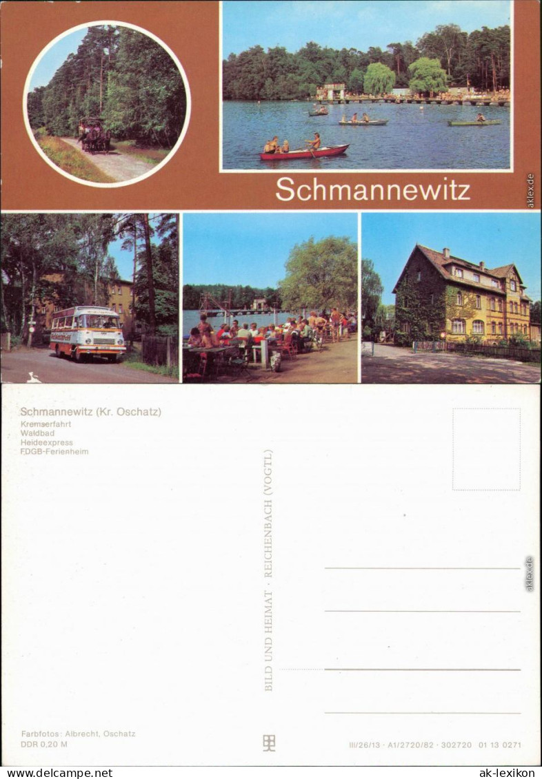 Schmannewitz Dahlen Kremserfahrt, Waldbad, Heideexpress, FDGB-Ferienheim 1982 - Dahlen