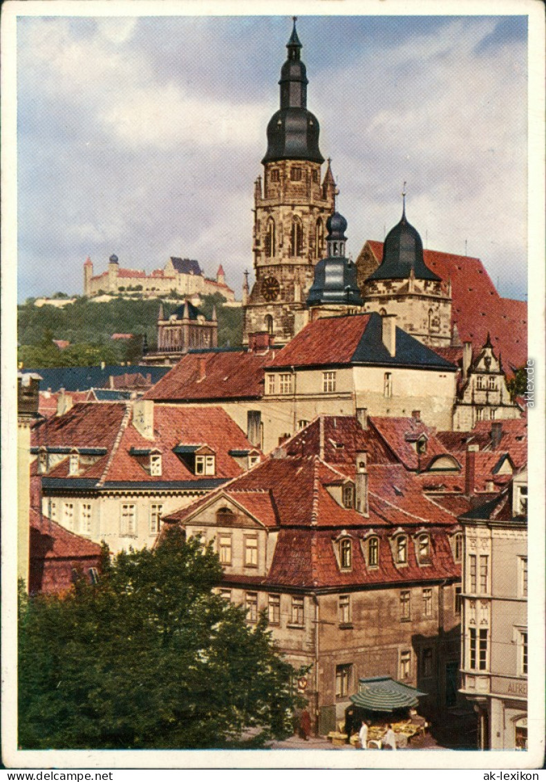 Coburg Panorama-Ansicht 64. Deutscher Wandertag 1963 - Coburg