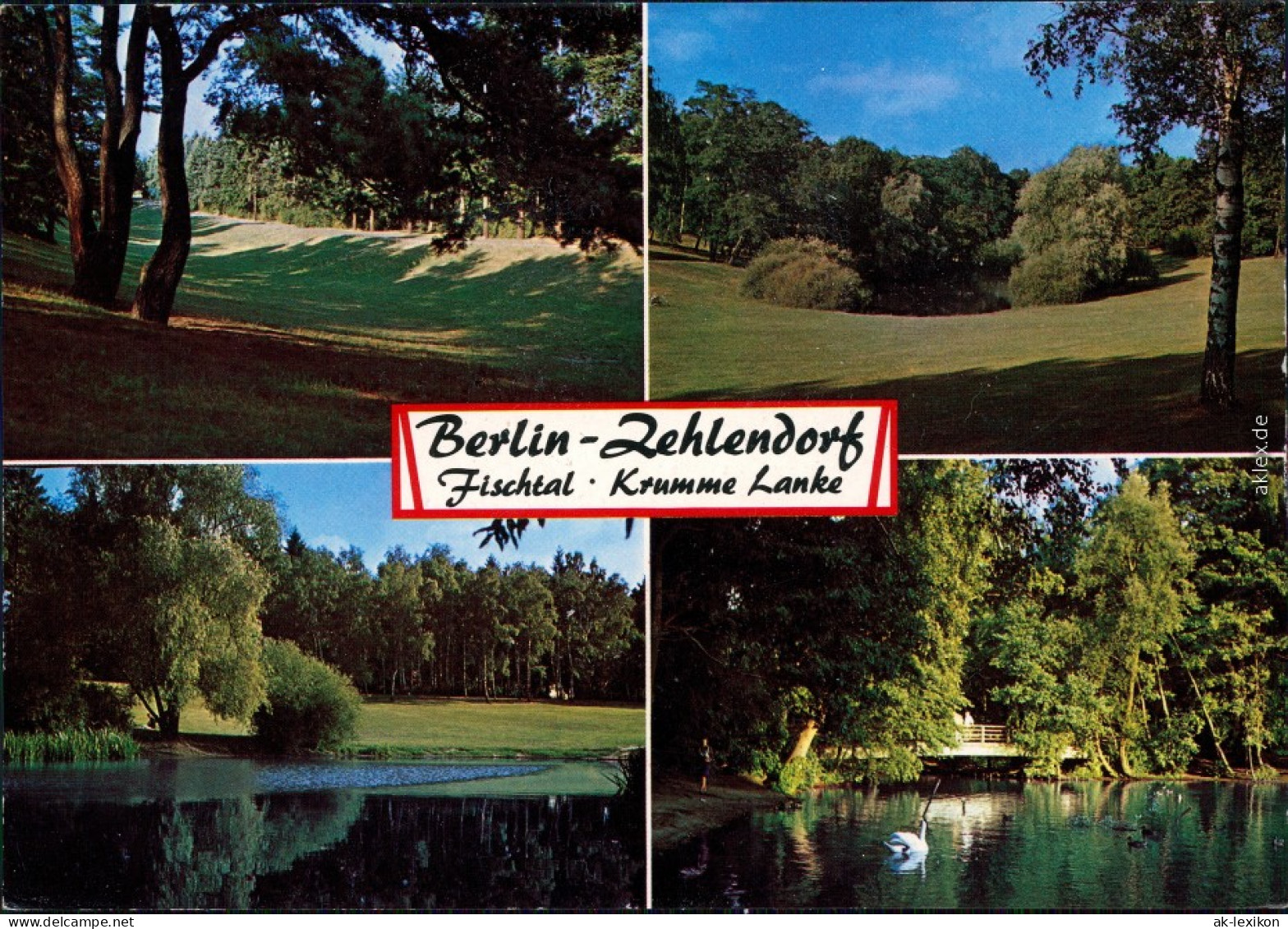 Zehlendorf Berlin Krumme Lanke Ansichtskarte 1986 - Zehlendorf