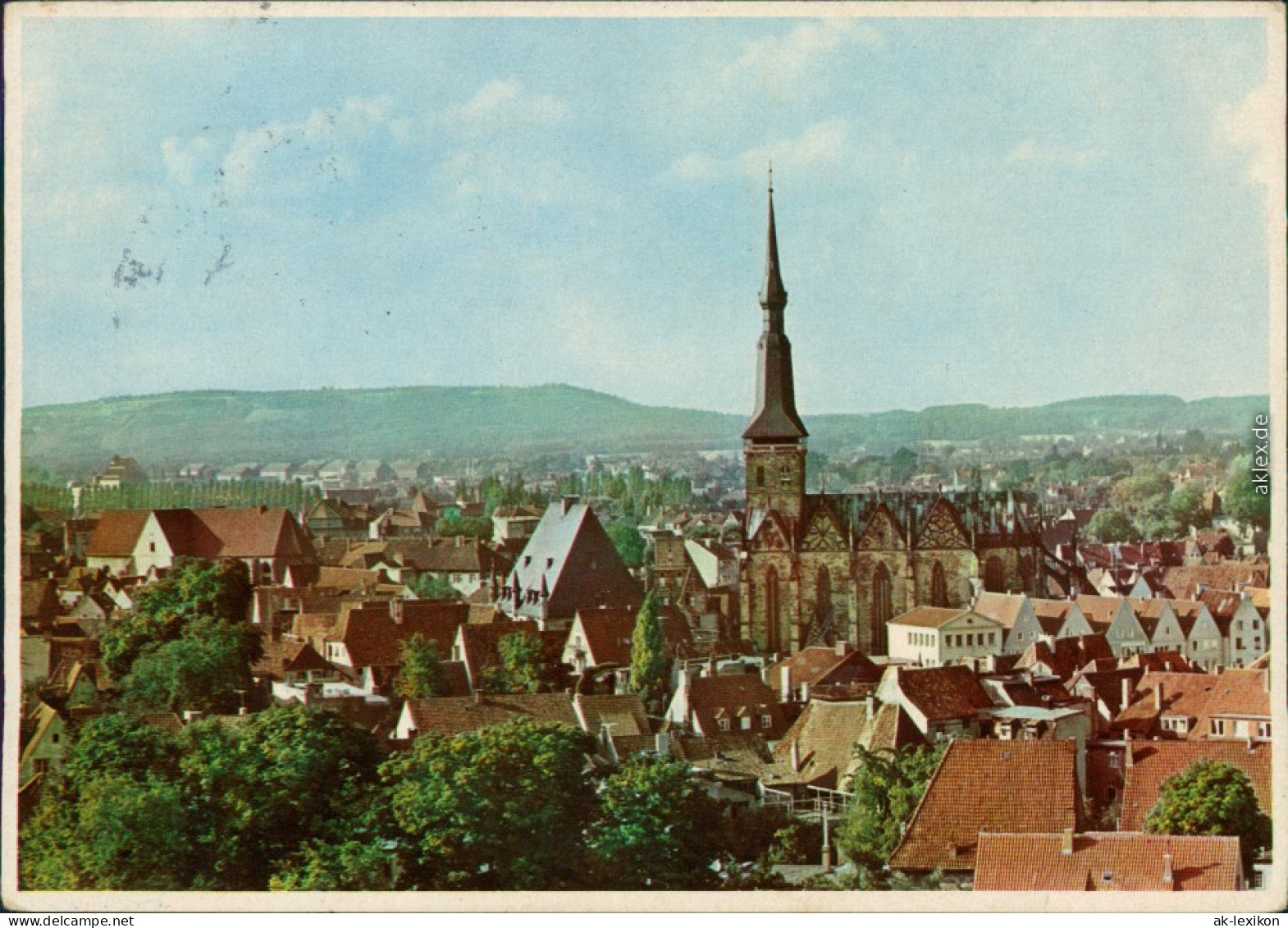 Ansichtskarte Osnabrück 63. Dt. Wandertag Rathaus Und Marienkirche 1962 - Osnabrück