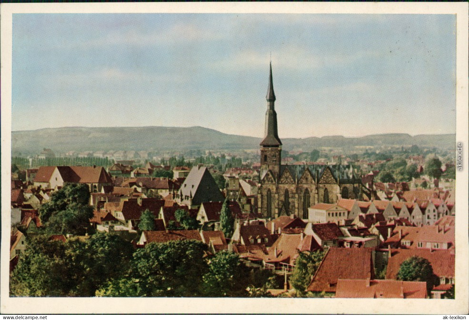 Ansichtskarte Osnabrück 63. Dt. Wandertag Rathaus Und Marienkirche 1962 - Osnabrueck