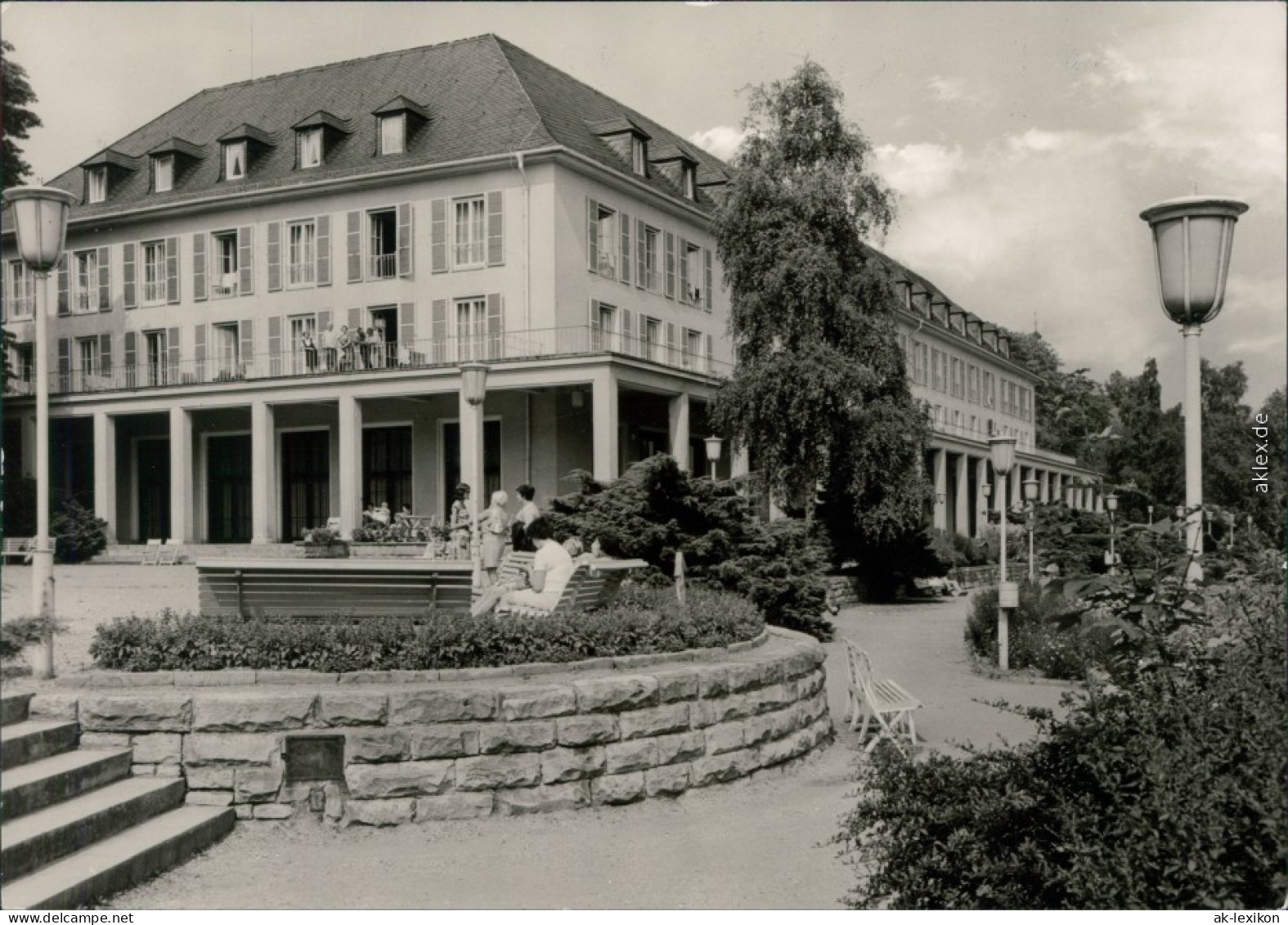 Ansichtskarte Bad Salzungen Partie Am Kurhaus 1975  - Bad Salzungen